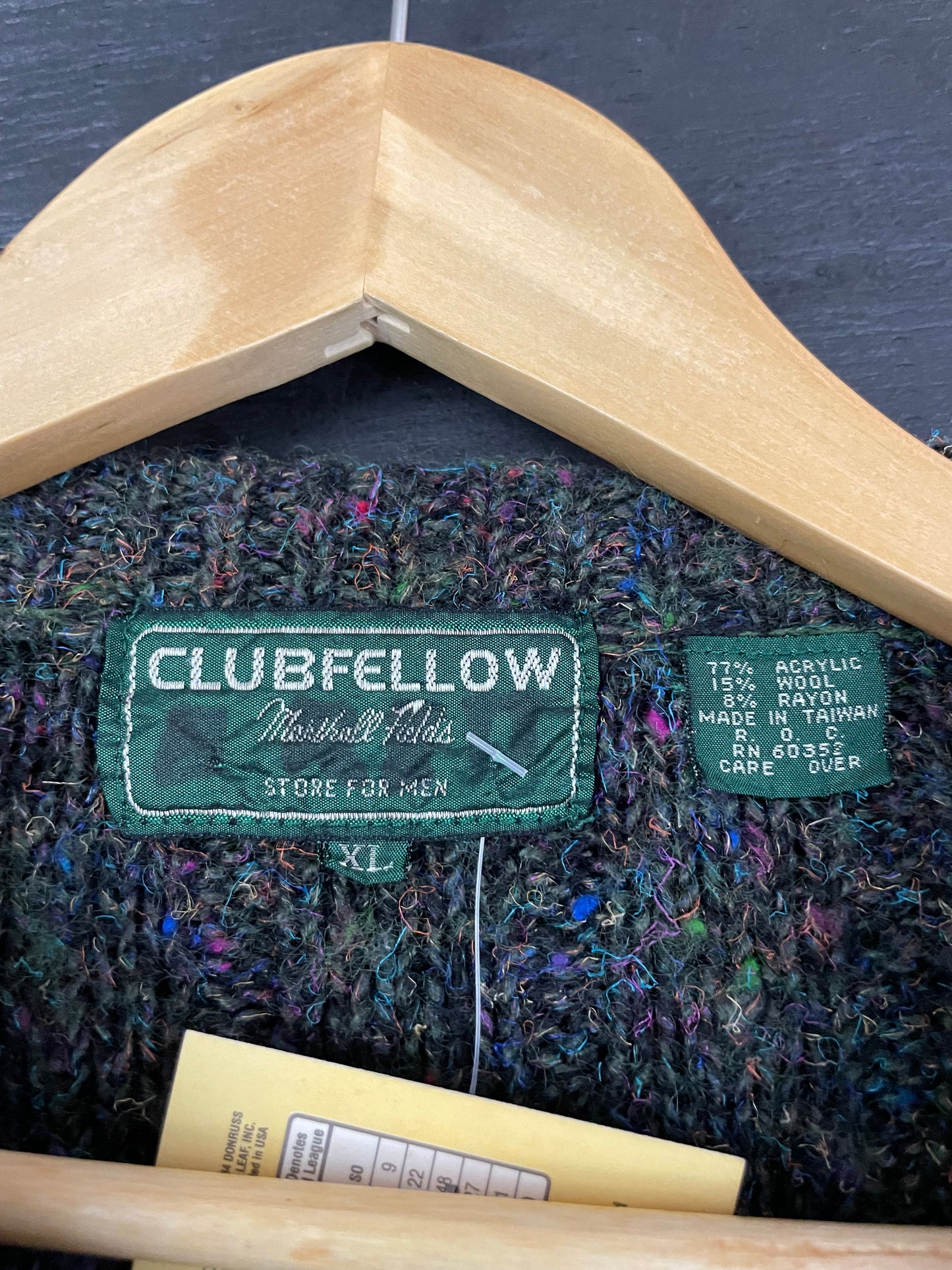 90s Clubfellow Knitted Sz. XL