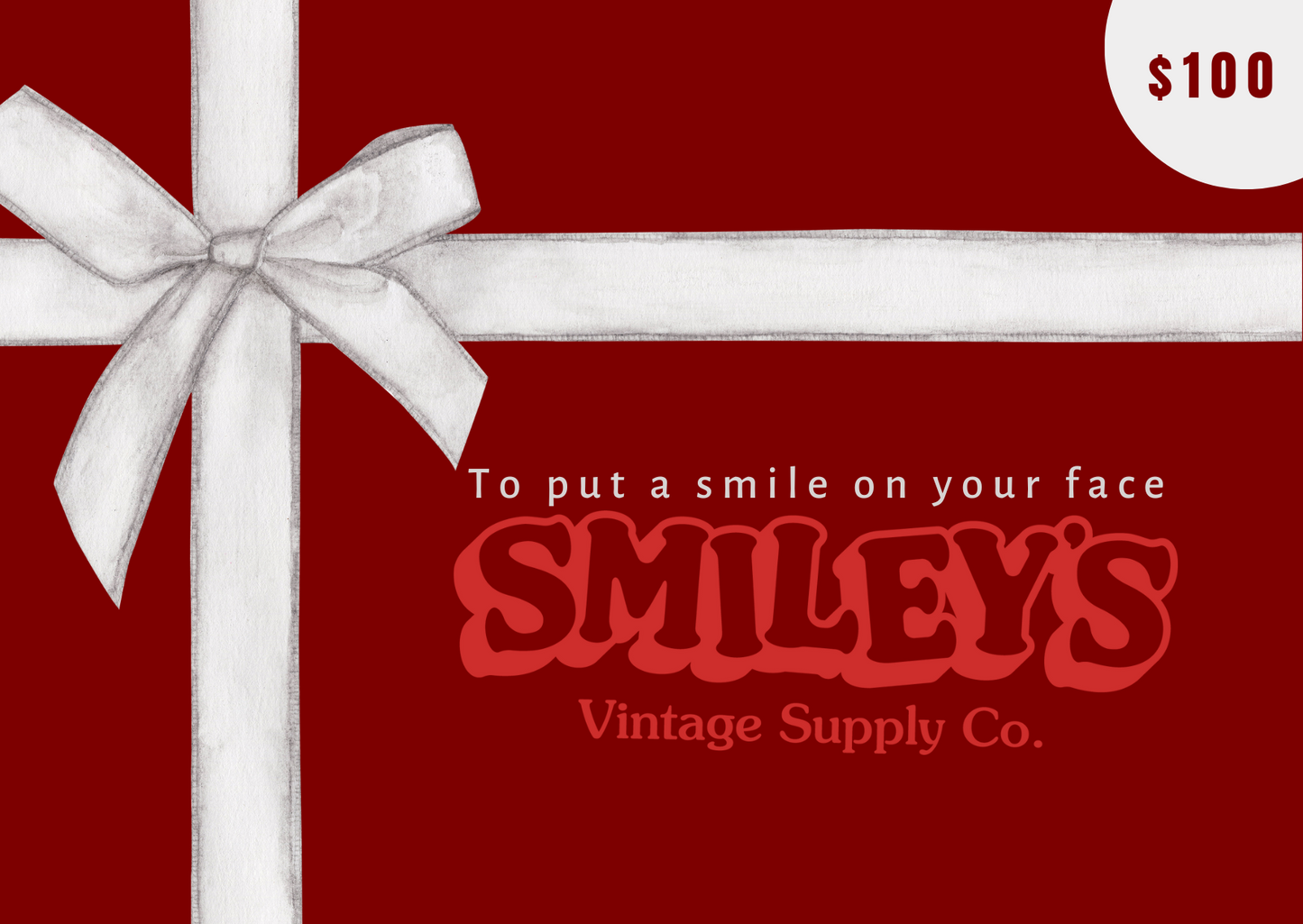 Smiley's Vintage Gift Card