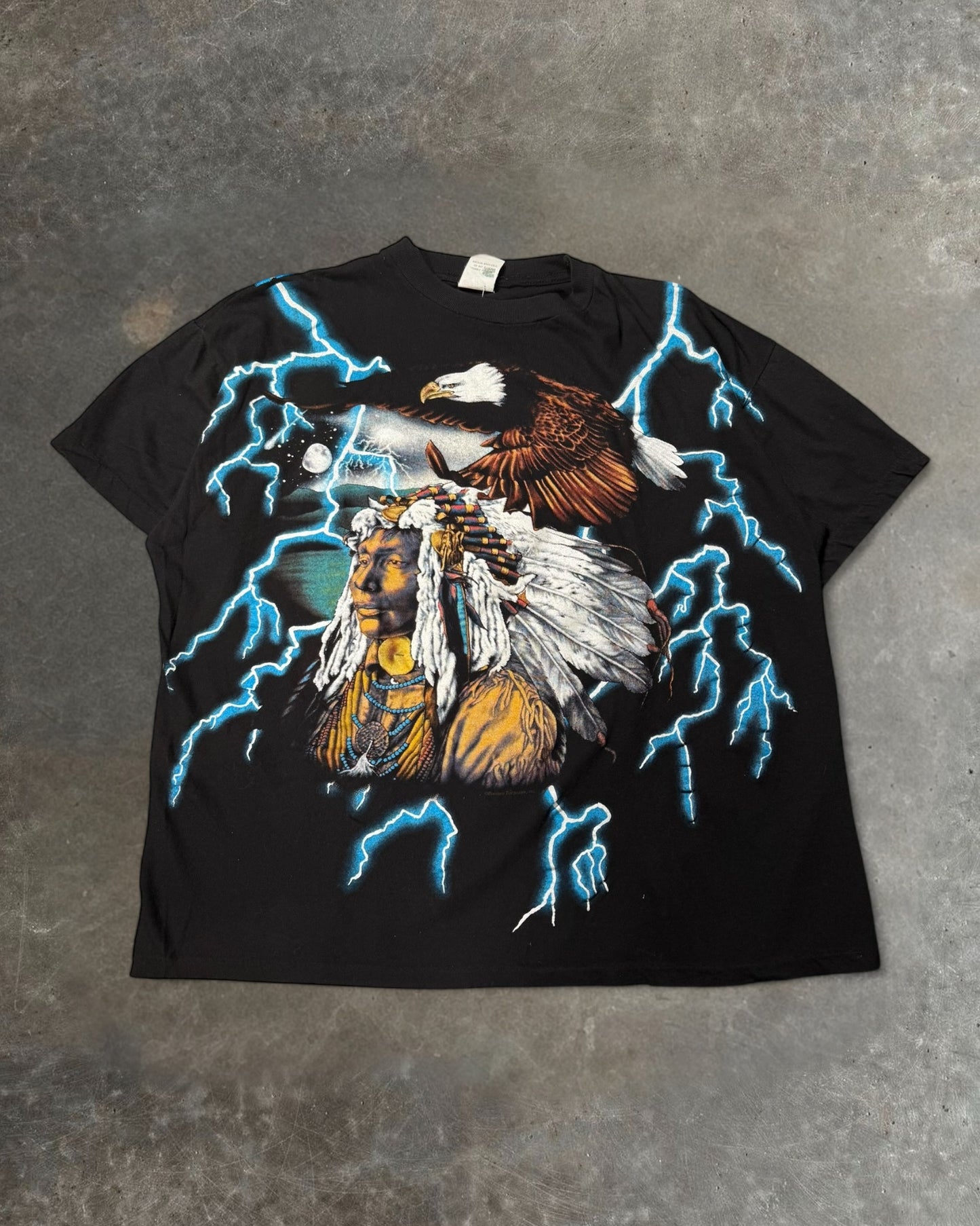 90s Vintage American Thunder Tee Sz. L