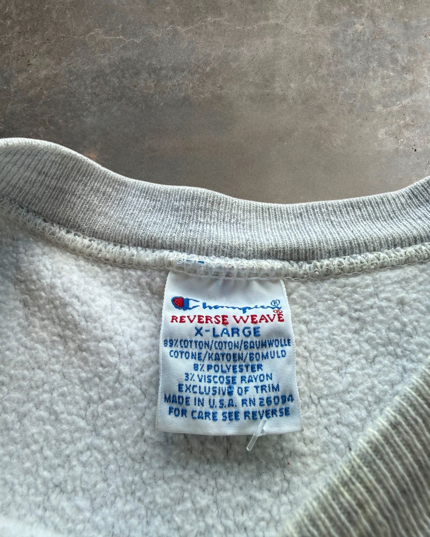 '80s Northwestern Champion Reverse Weave Sz. XXL