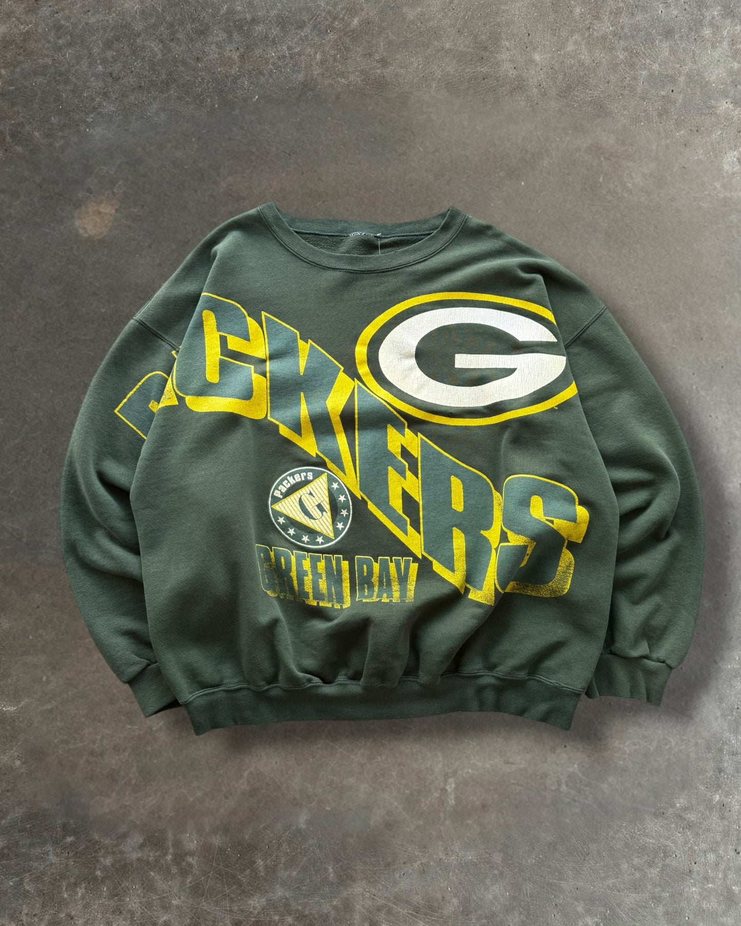 '90s Packers Spell Out Crewneck Sz. XL