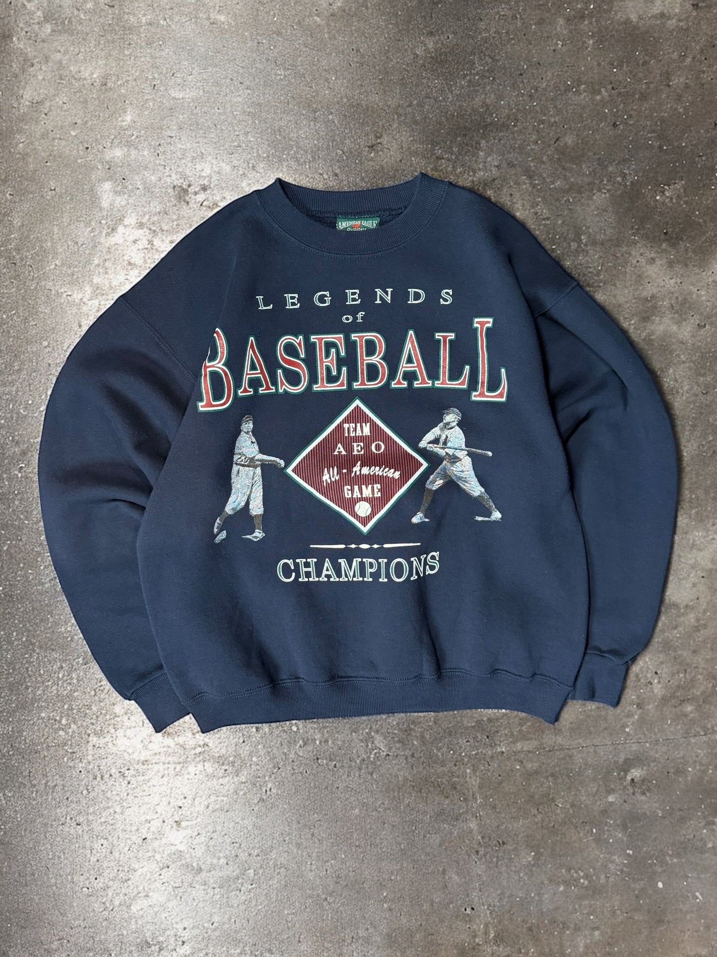 '90s Baseball Legends Crewneck Sz. M
