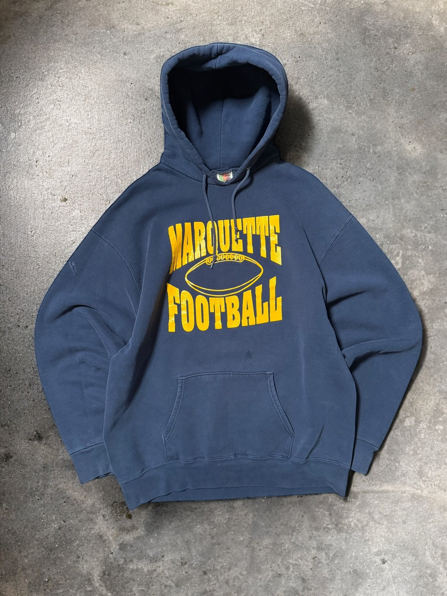 '90s Marquette Football Hoodie Sz. XL
