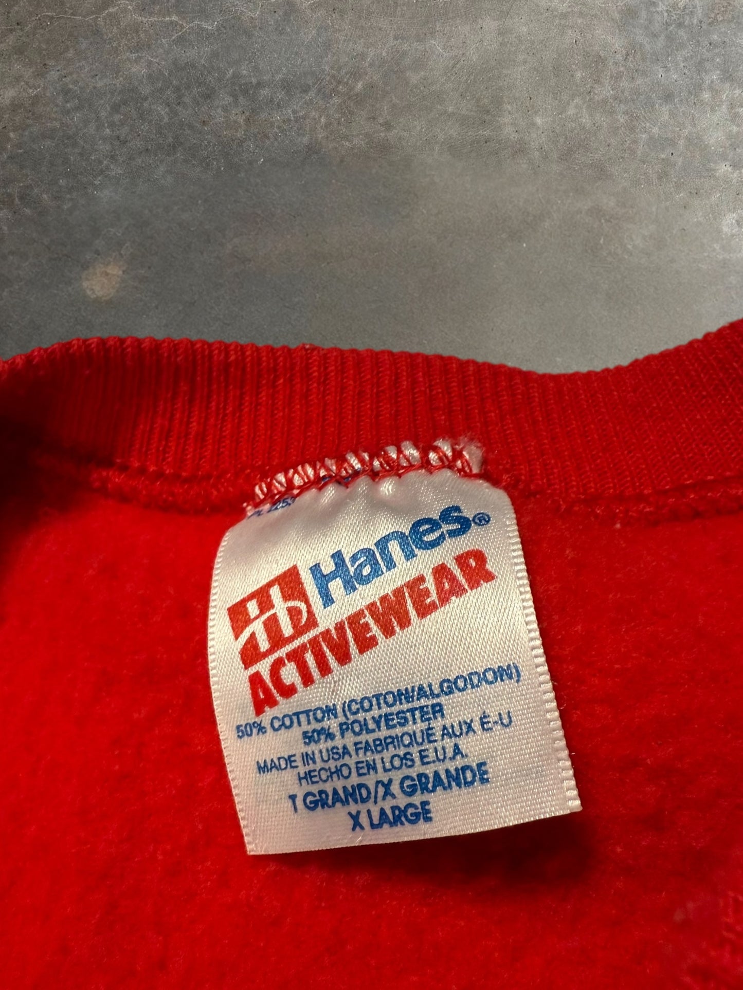 '94 Wisconsin Rose Bowl Crewneck Sz. XL