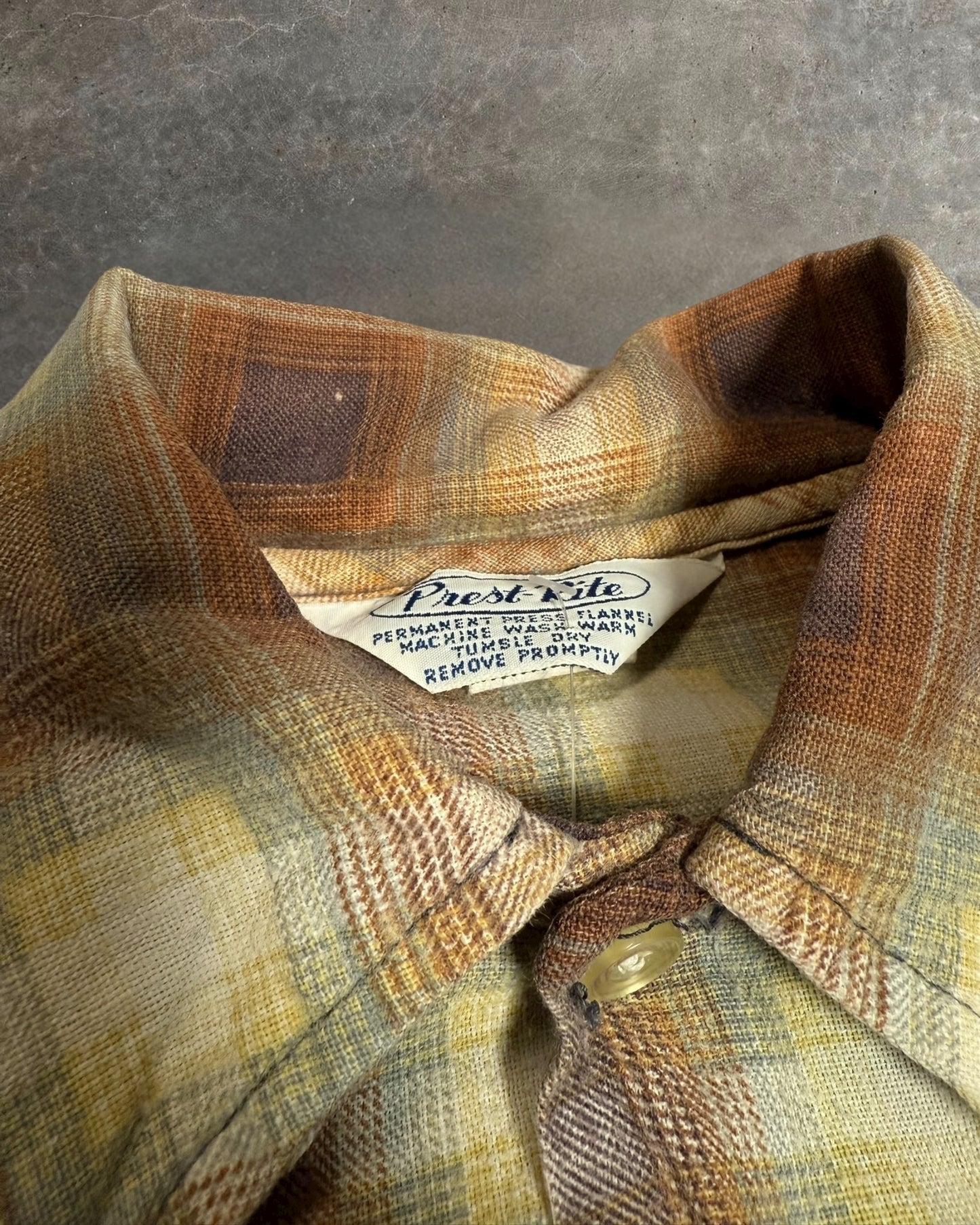 '70s Prest-Rite Flannel Sz. S