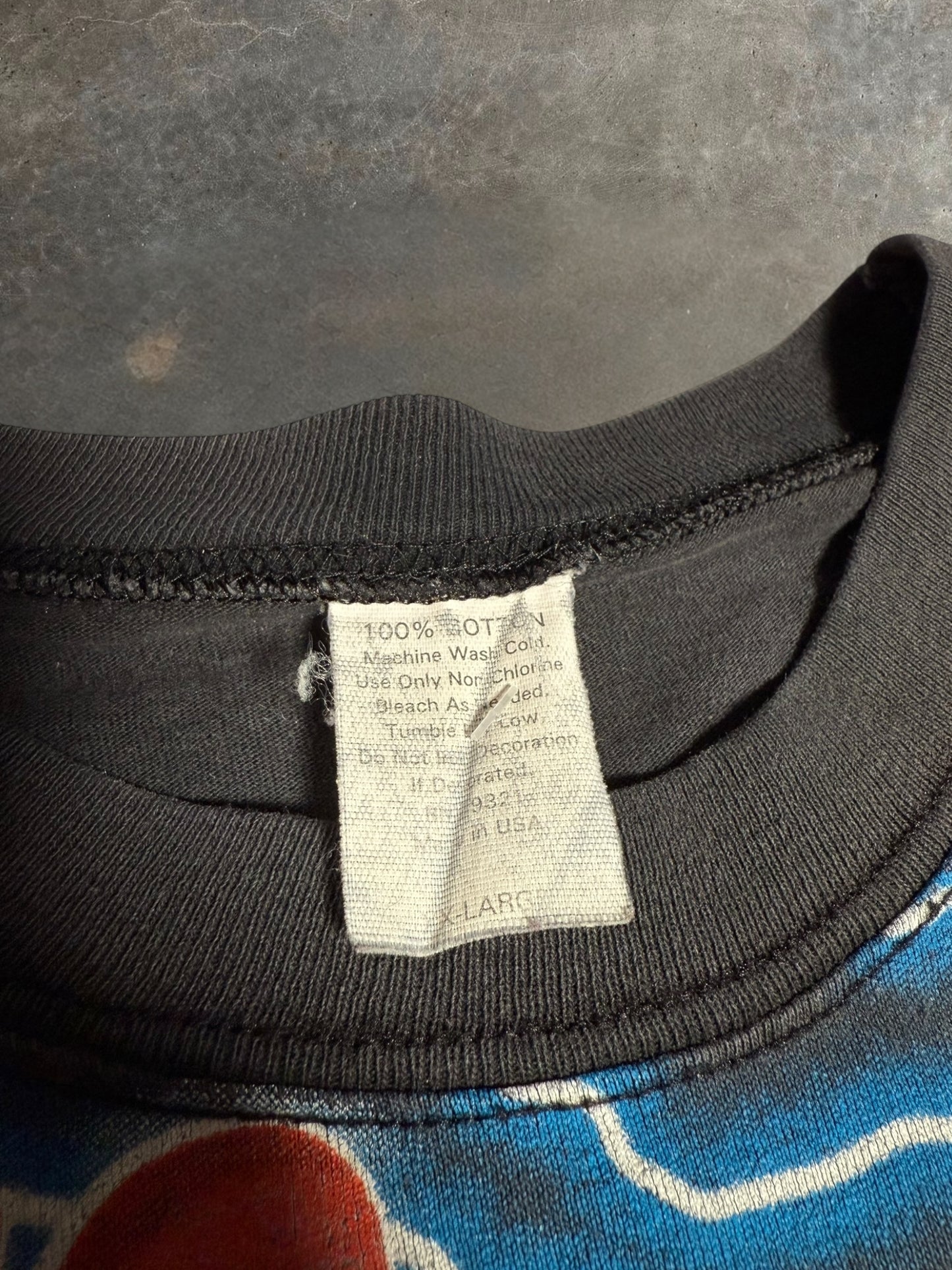 '90s Rolling Thunder Rusty Wallace Lightning AOP Nascar Tee Sz. XXL