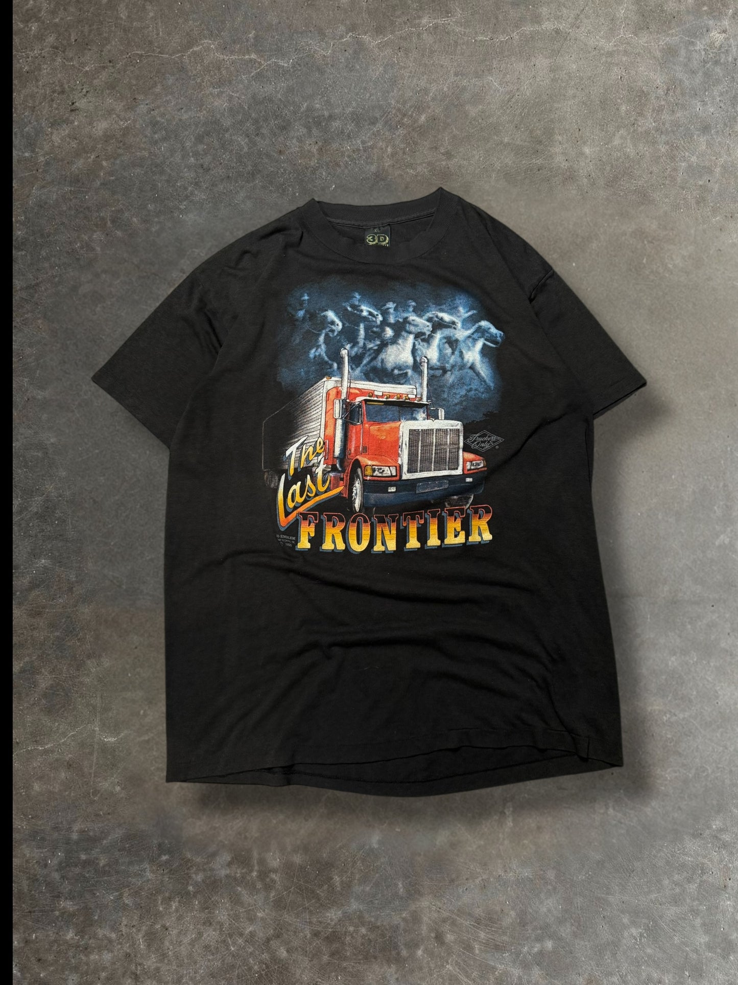 '90 3D Emblem Trucker Tee Sz. XL