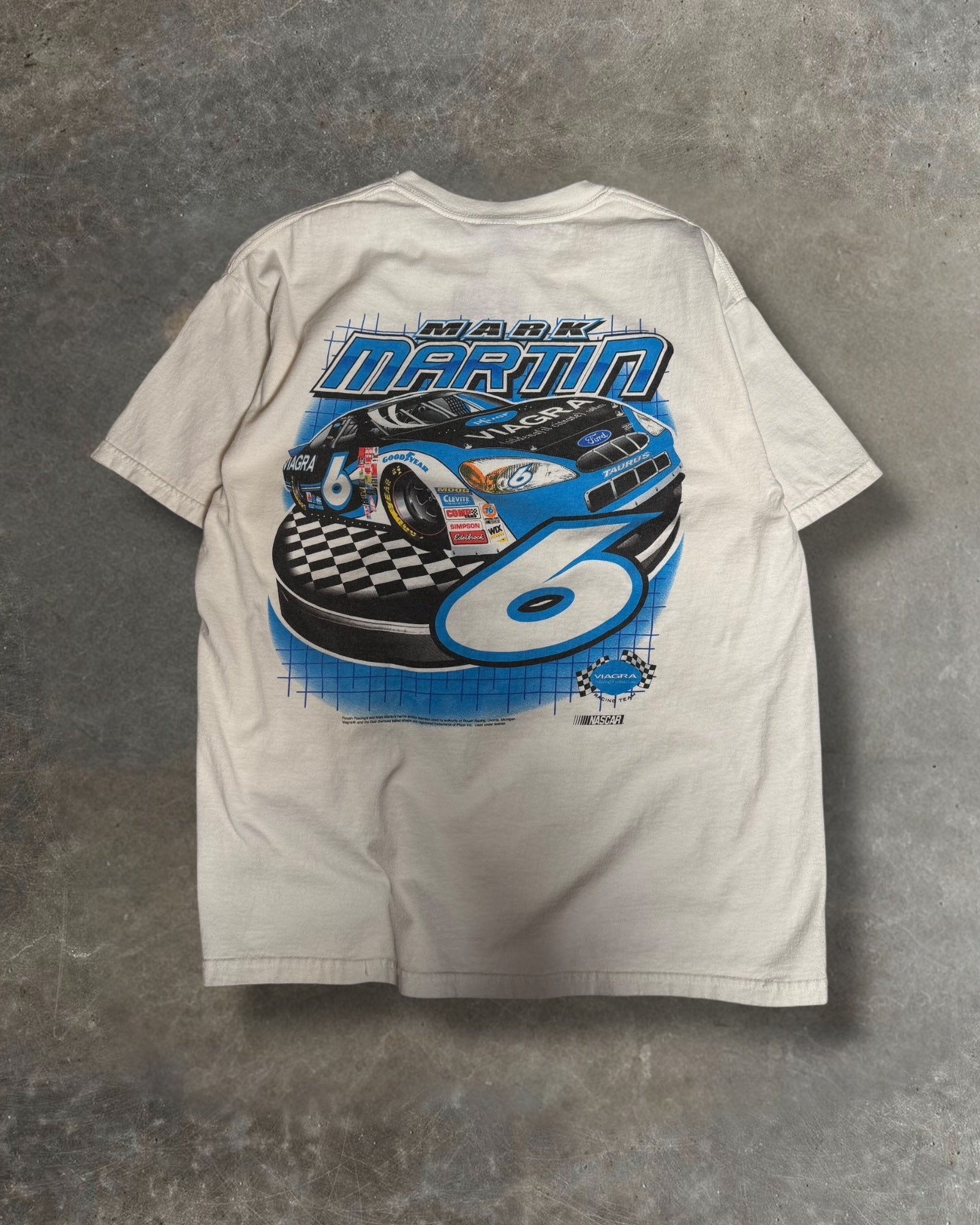 00s Mark Martin Nascar Tee Sz. L – Smiley's Vintage Supply