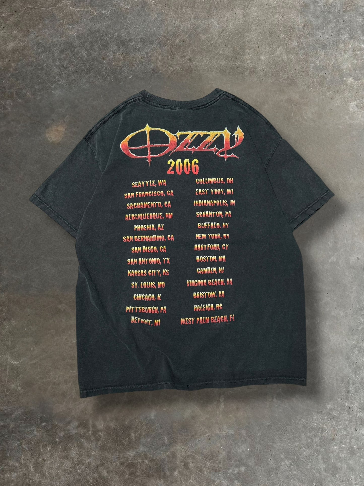'06 Ozzy Osborne Tour Tee Sz. L