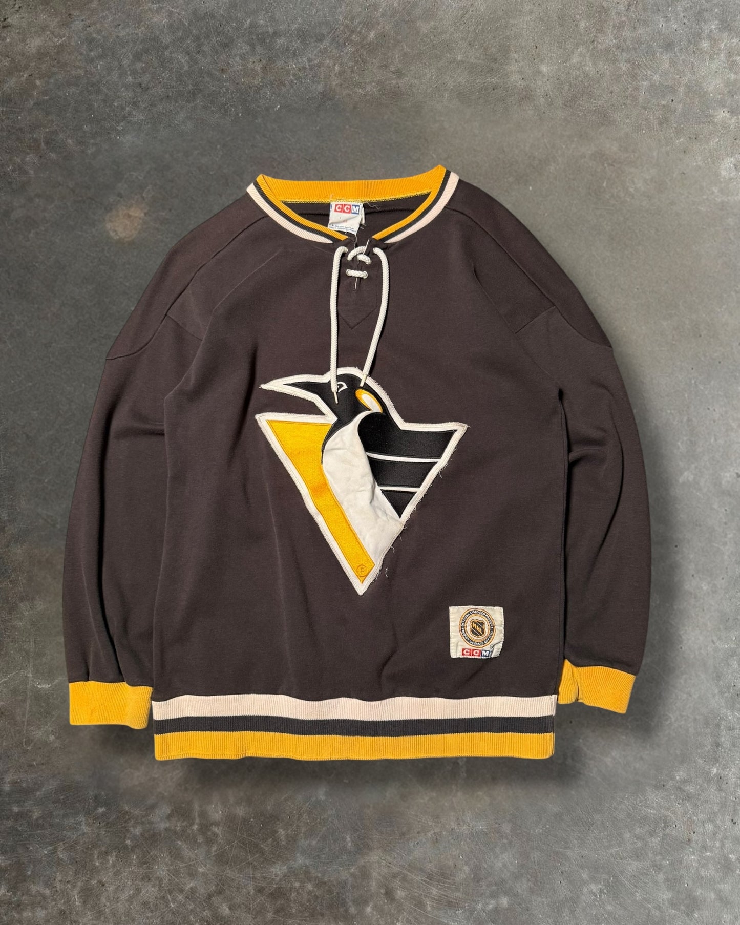 '90s Penguins Hockey Crewneck Sz. M