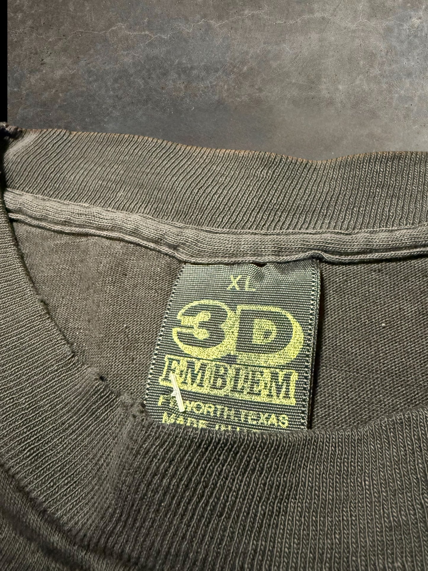 '90 3D Emblem Trucker Tee Sz. XL