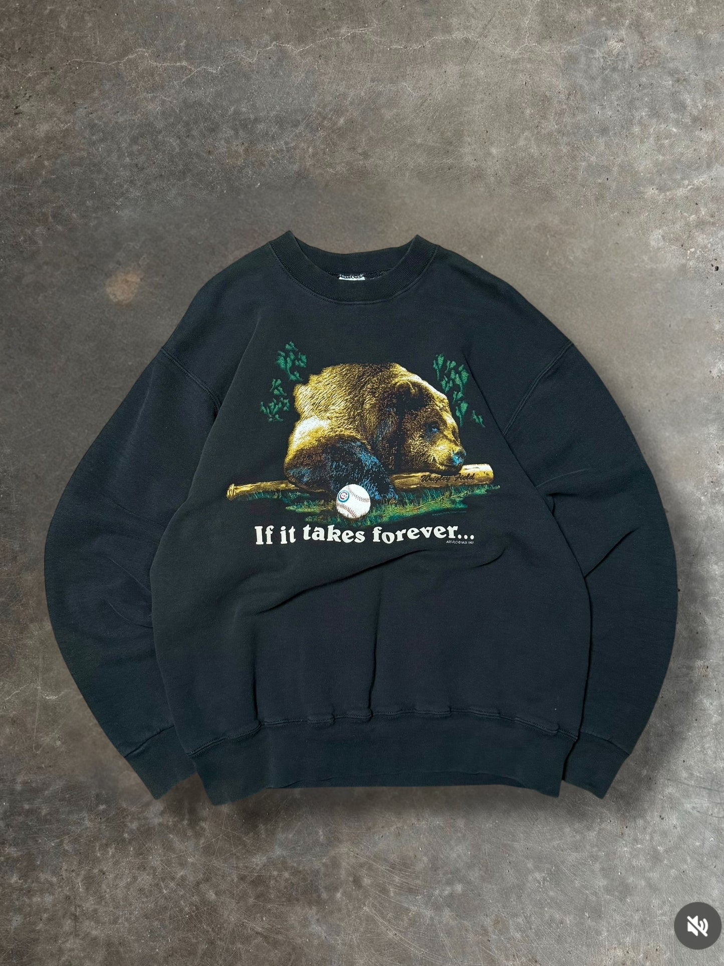 '97 Cubs Nature Crewneck Sz. XL