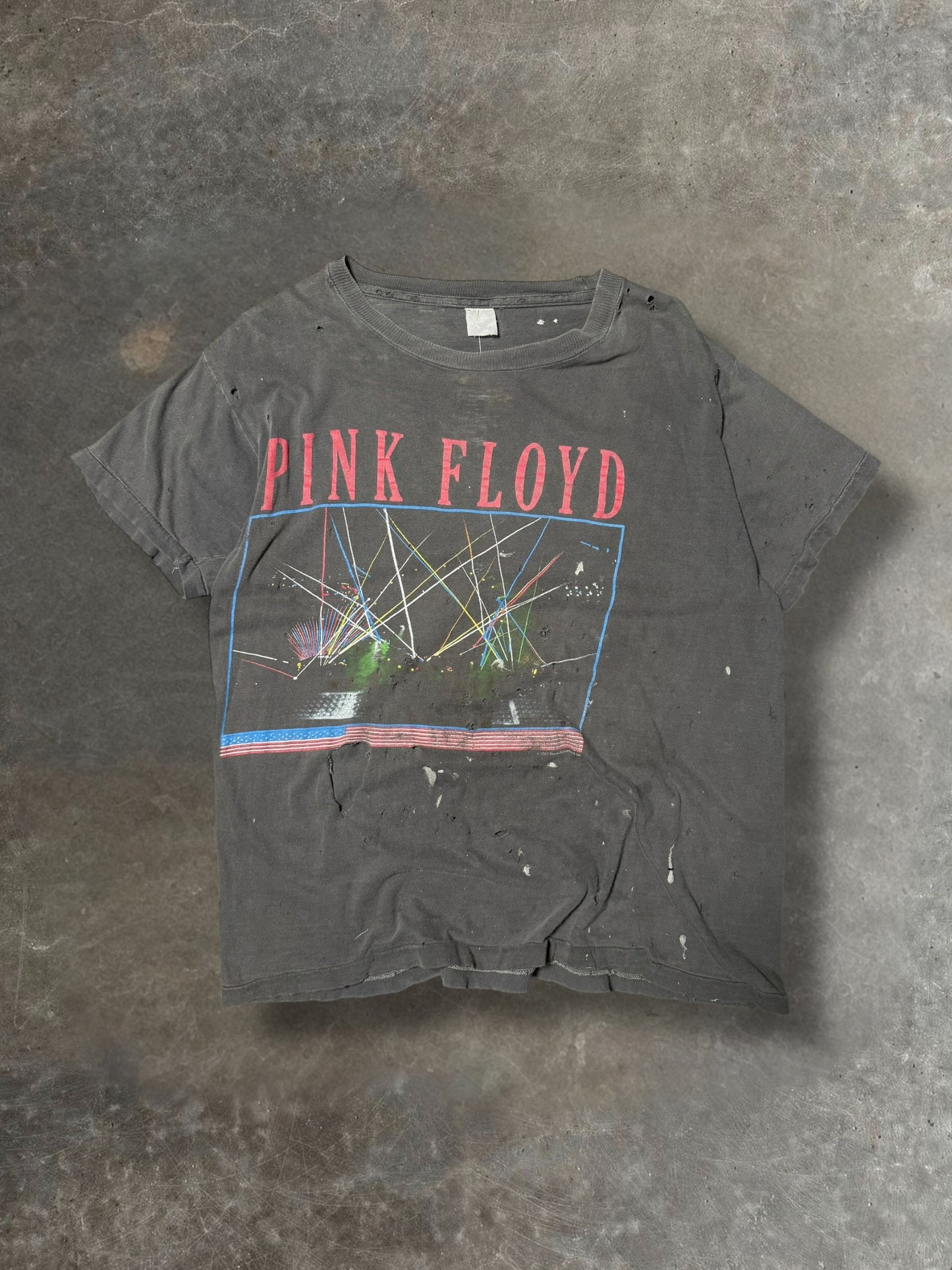'87 Pink Floyd Tour Tee Sz. L