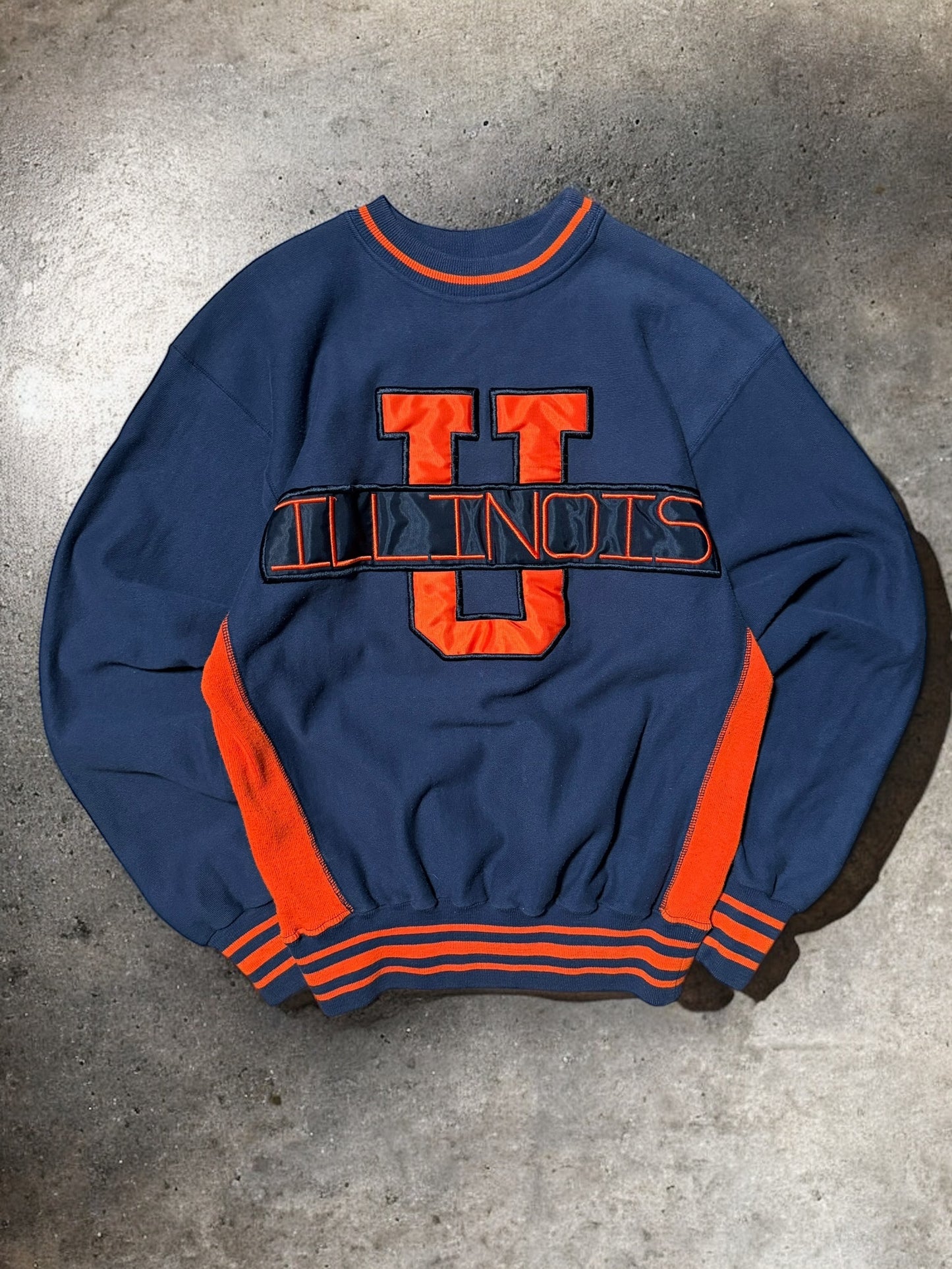 '90s Illinois University Crewneck Sz. L