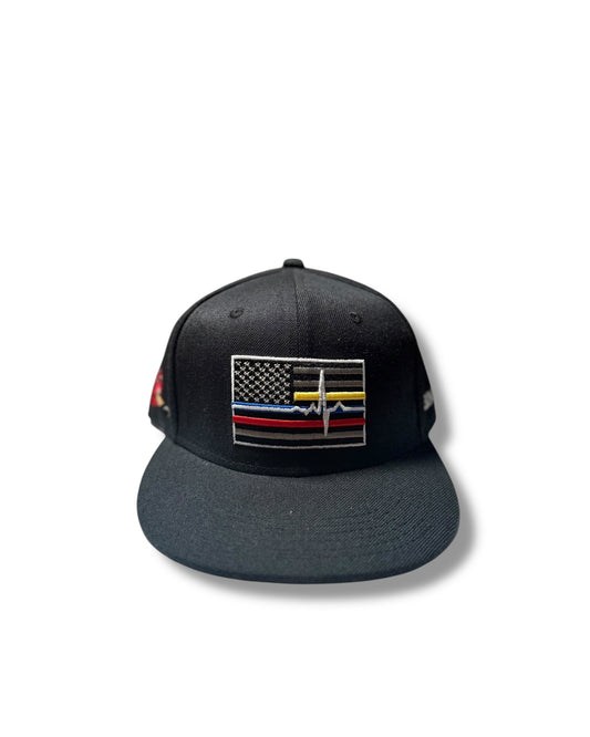 '20s Ice Hogs Flag Snap Back Hat