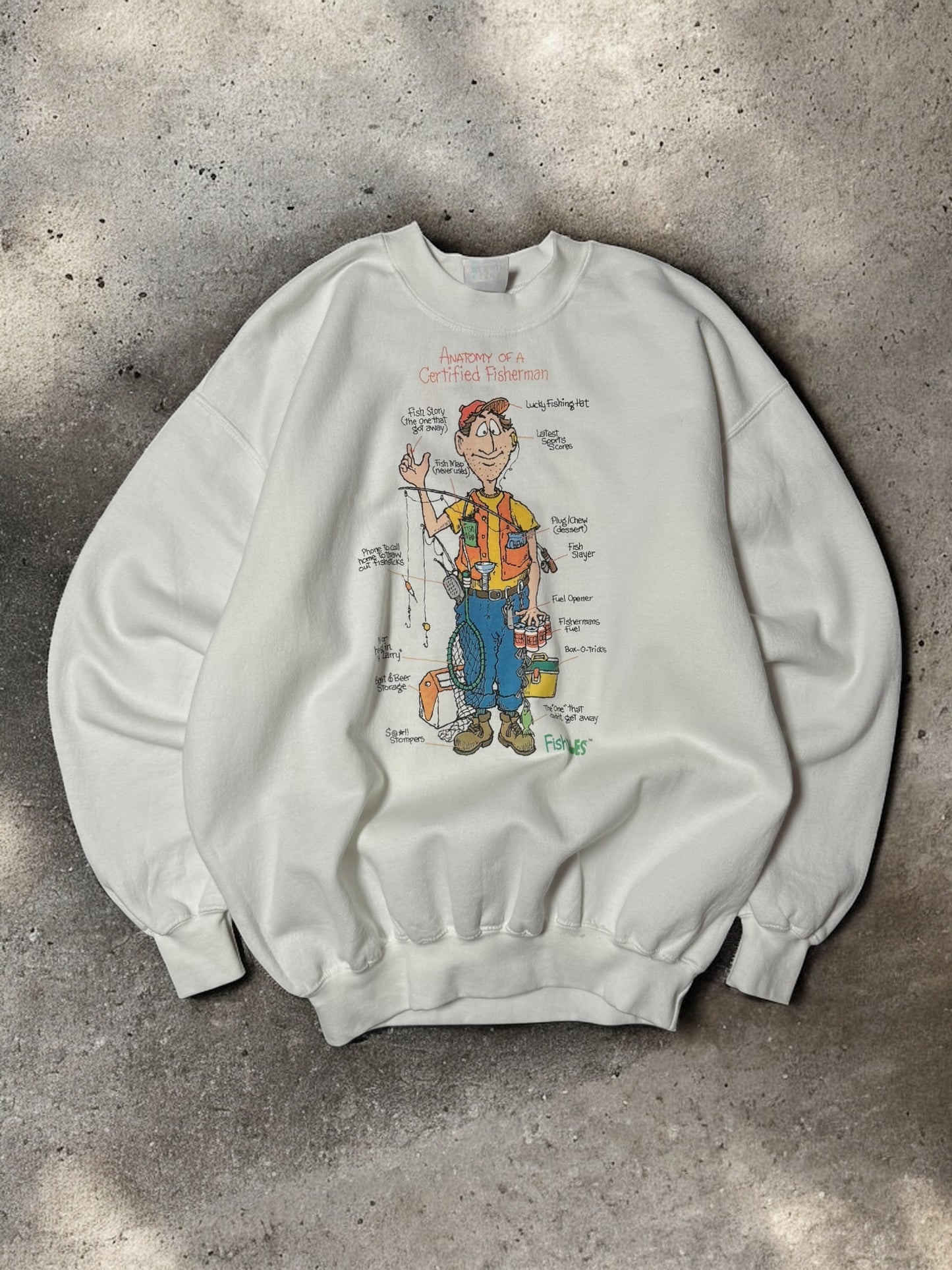 '90s Fisherman Crewneck Sz. L