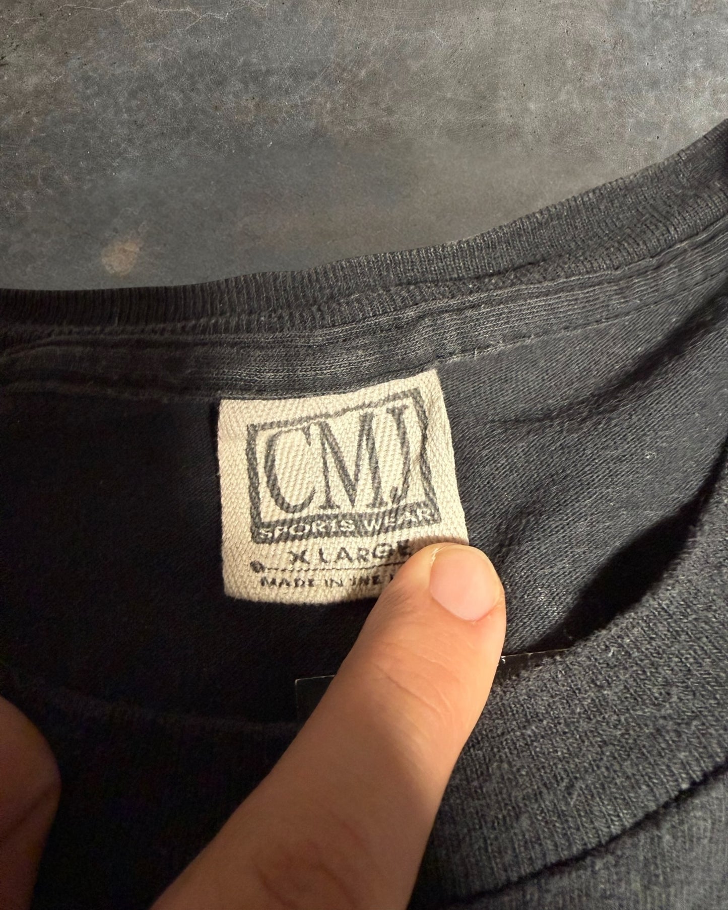 '90s Rockford Engine Biker Tee Sz. XL