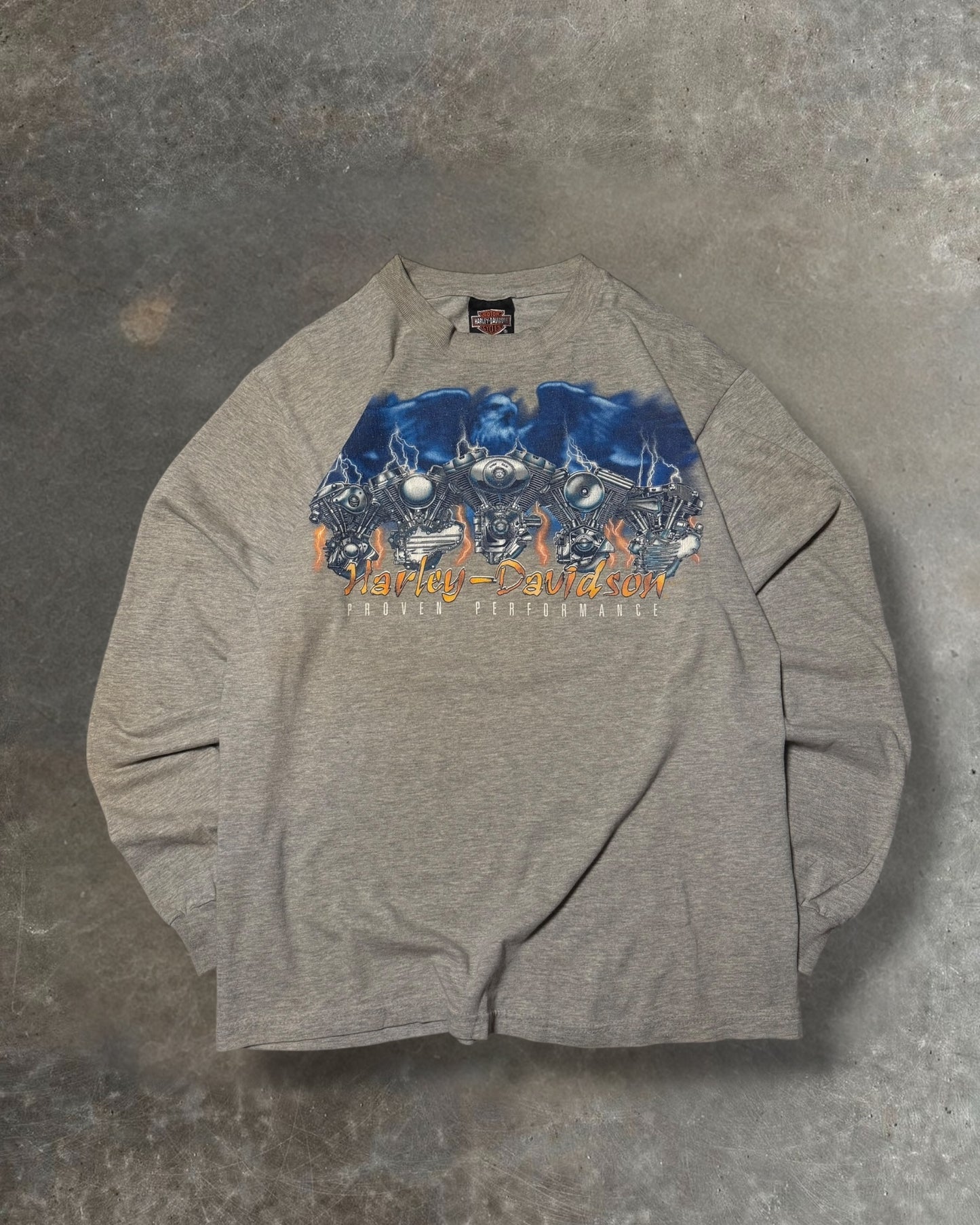 '90s Harley Engine Long Sleeve Sz. M
