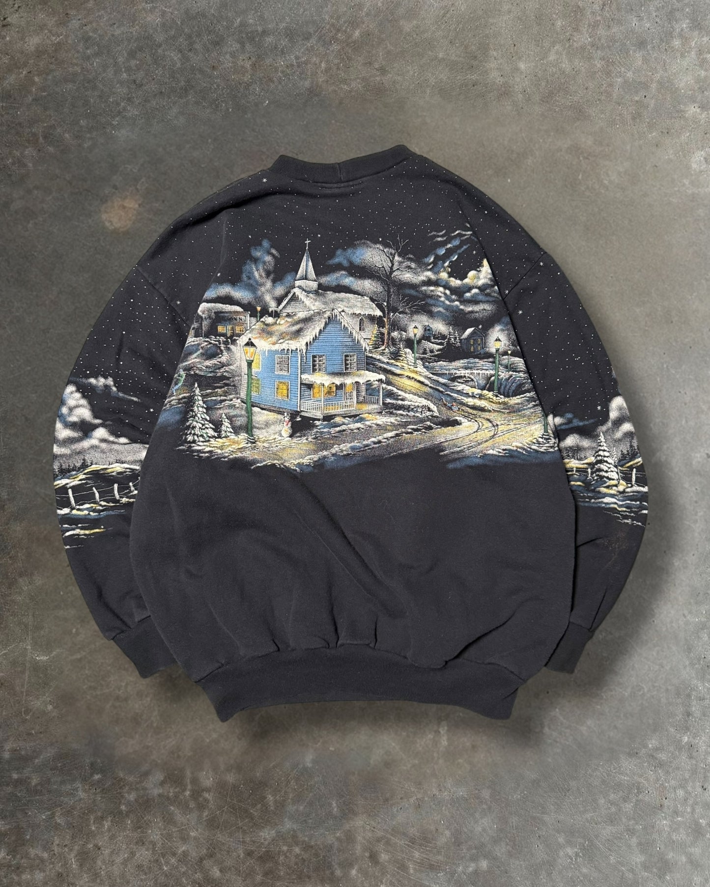 '90s Christmas Nature Crewneck Sz. M