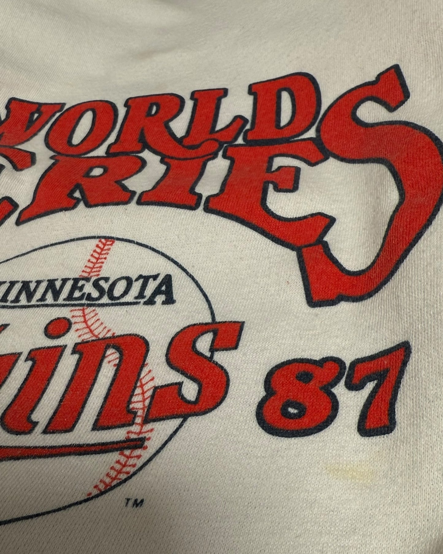'87 Twins Champs Crewneck Sz. L