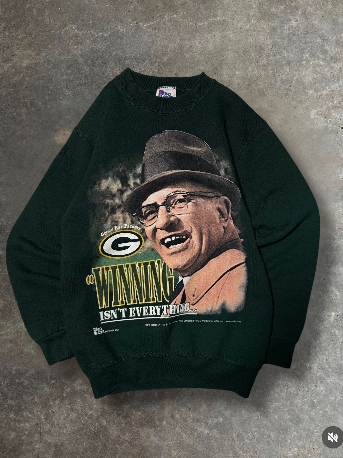 90s Packers Winning Crewneck Sz.XS