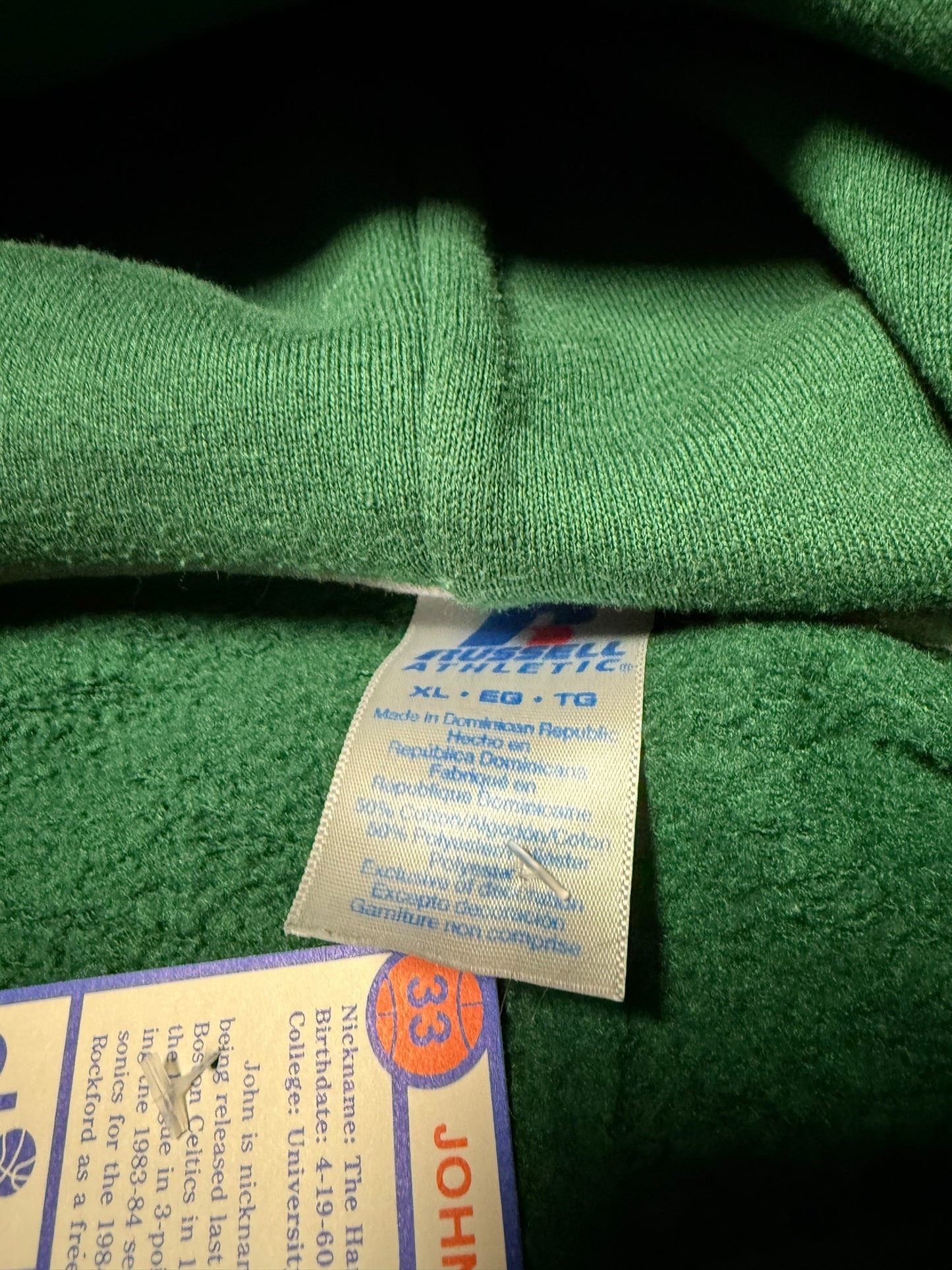 90s Green Russell Athletic Hoodie Sz.XL