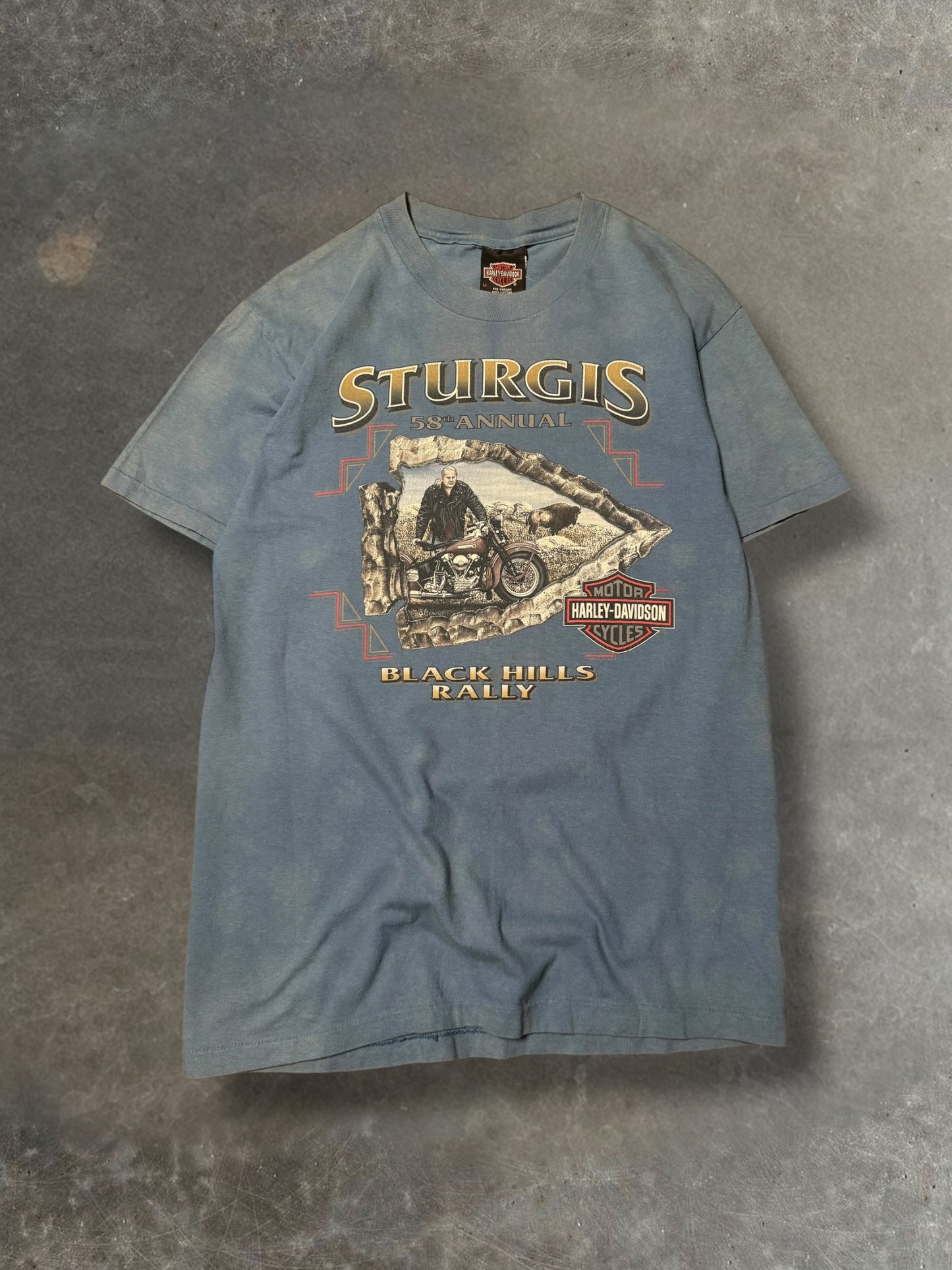 '90s Sturgis Harley Tee Sz. M