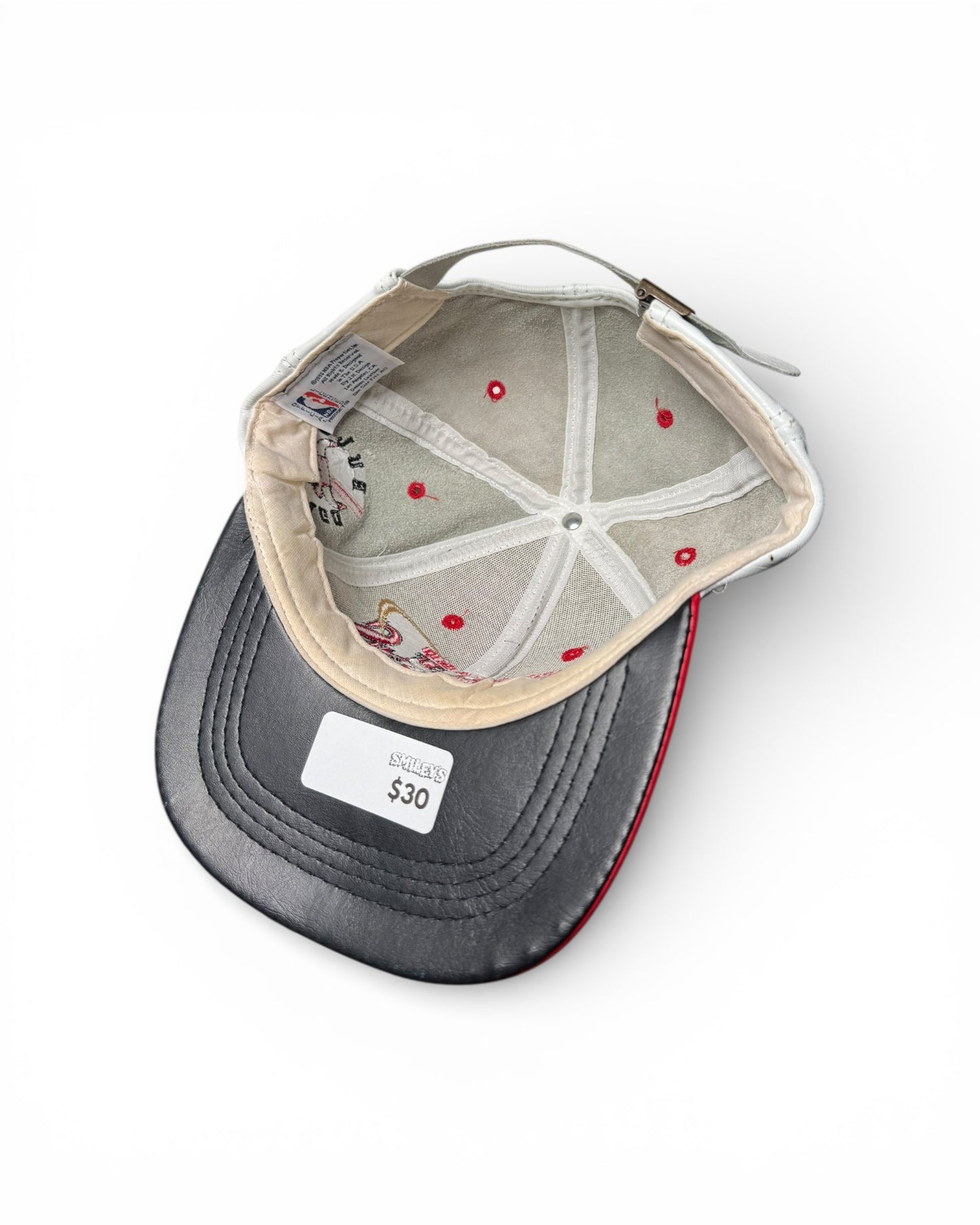 90s Leather Chicago Bulls Hat