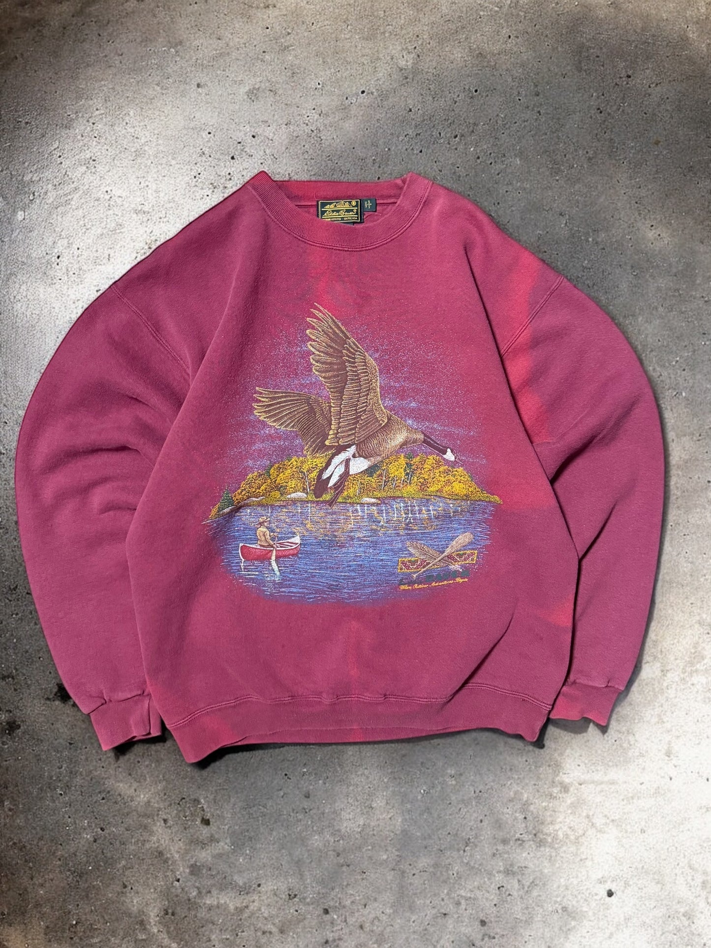 '90s Eagle Nature Crewneck Sz. L