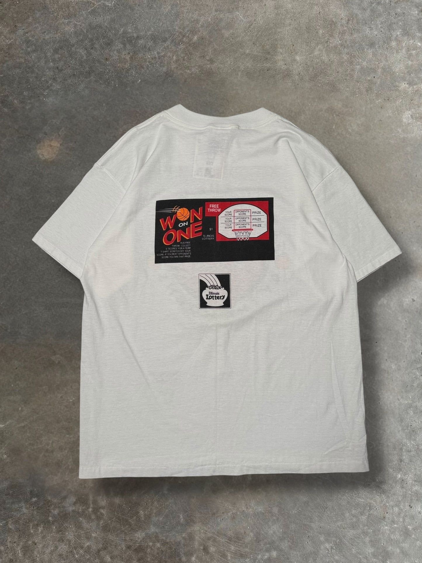 '90s Bulls Lottery Tee Sz. XL