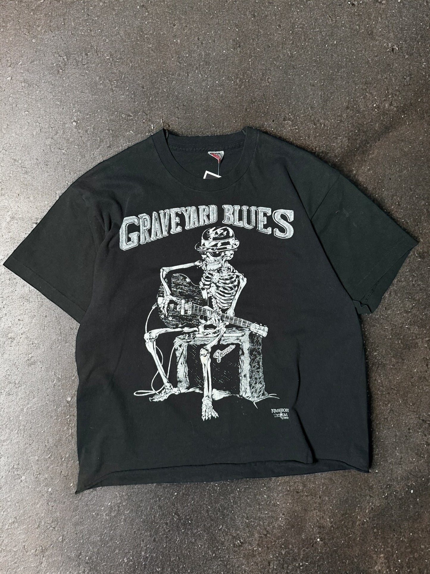 '90s Fashion Victim Blues Tee Sz. XL