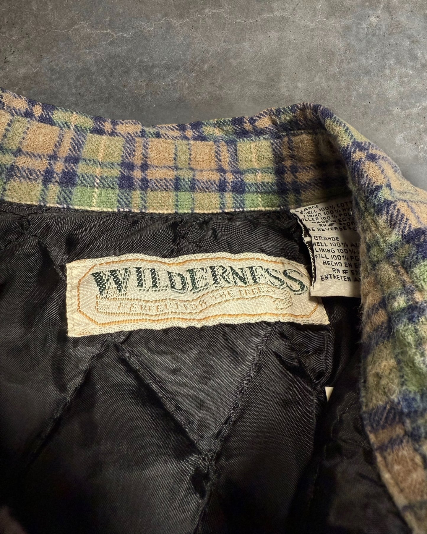 '00s wilderness Insulated Flannel Sz. XL