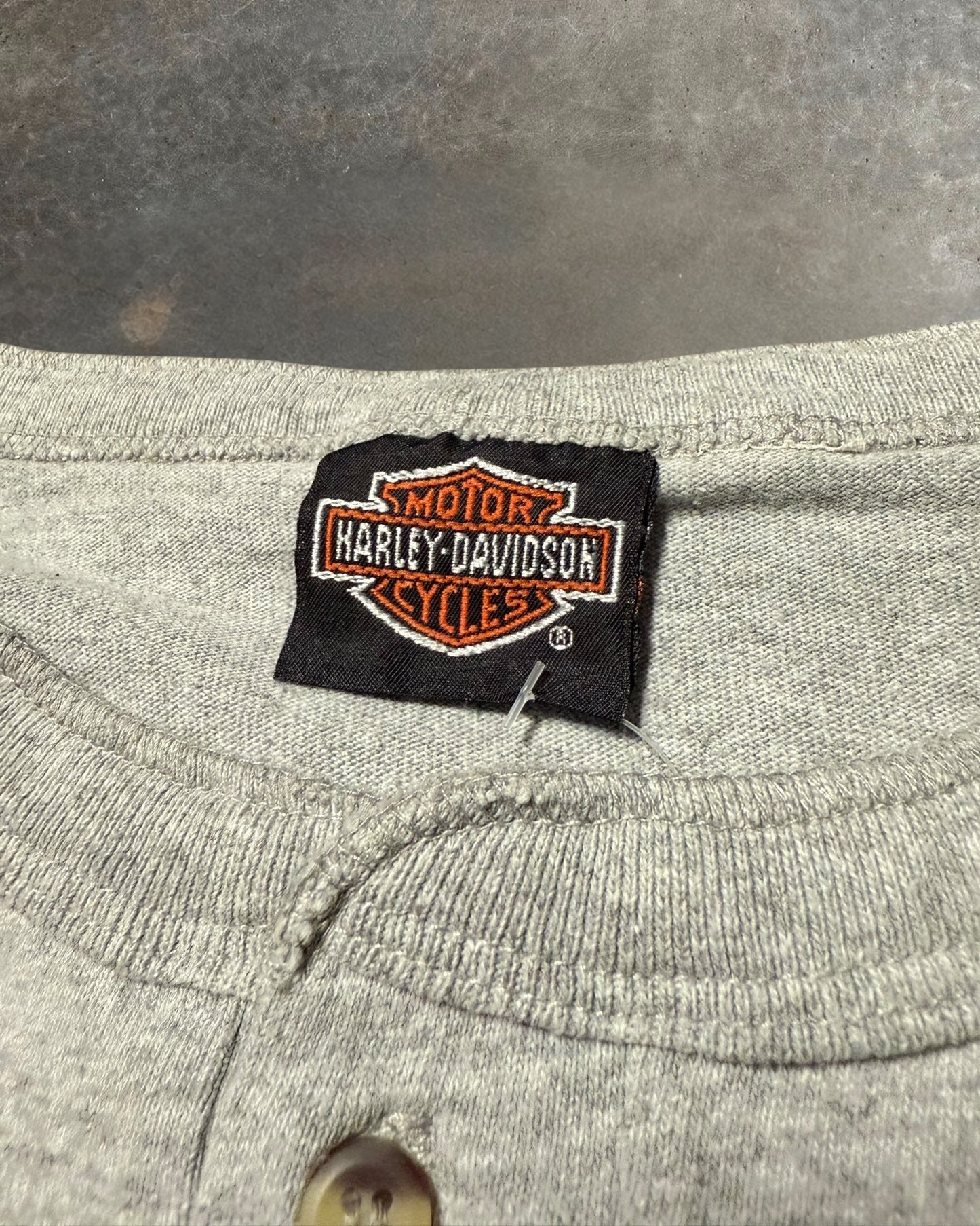 '90s Harley Button Tee Sz. XL