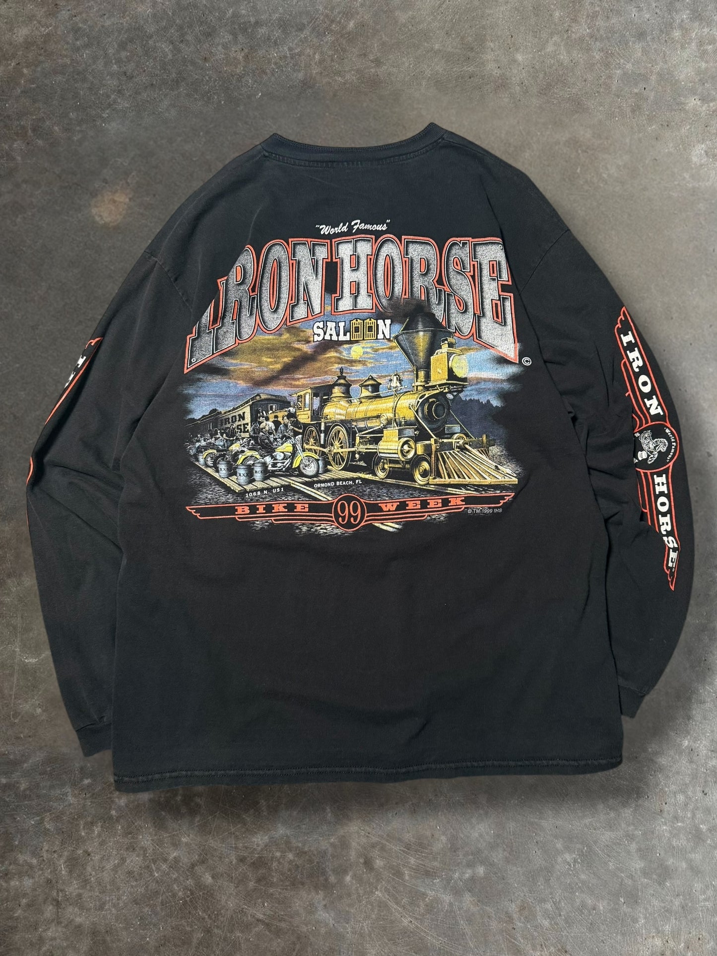 '99 Iron Horse Button Long Sleeve Sz. L