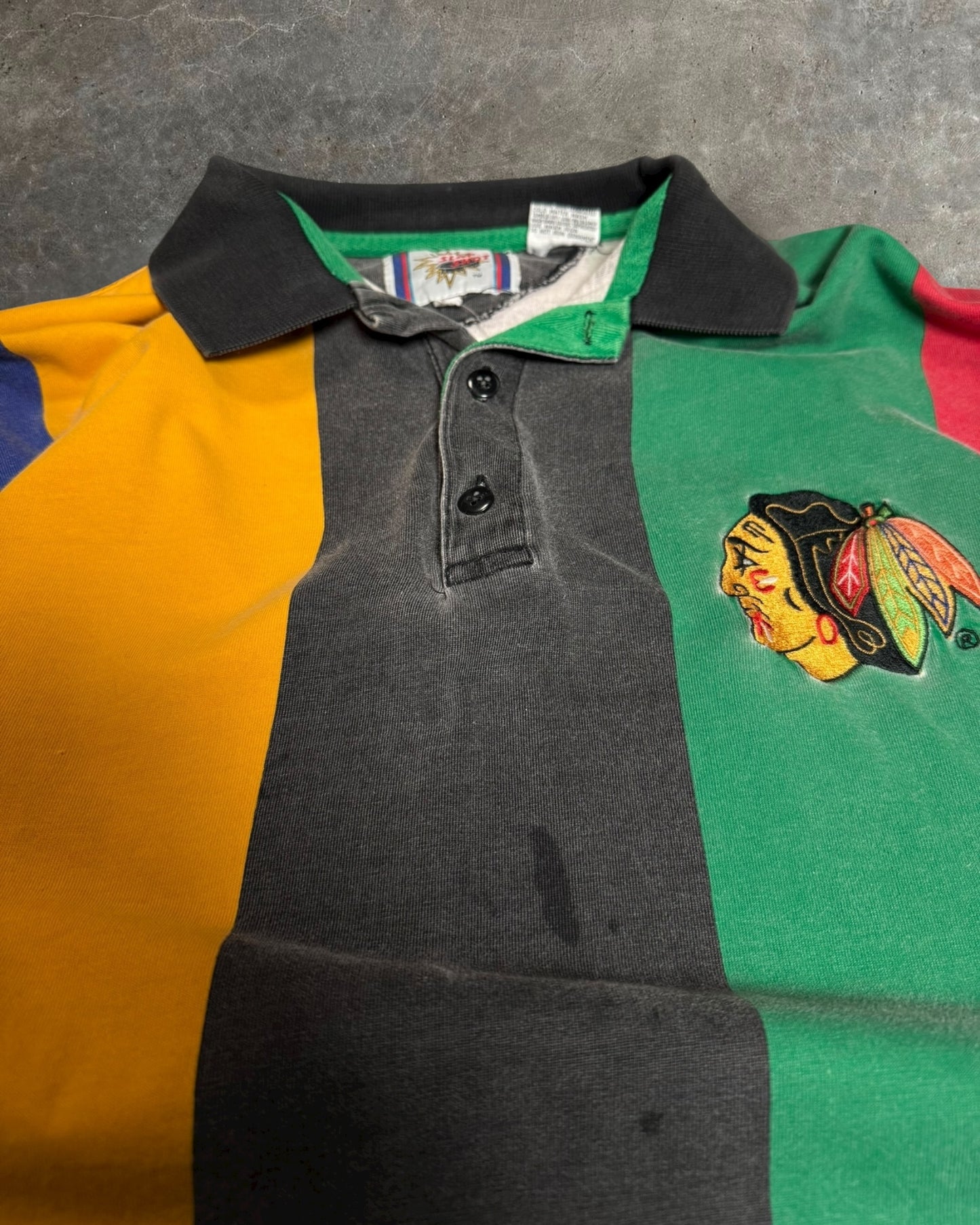'90s Blackhawks Button Up Sz. L