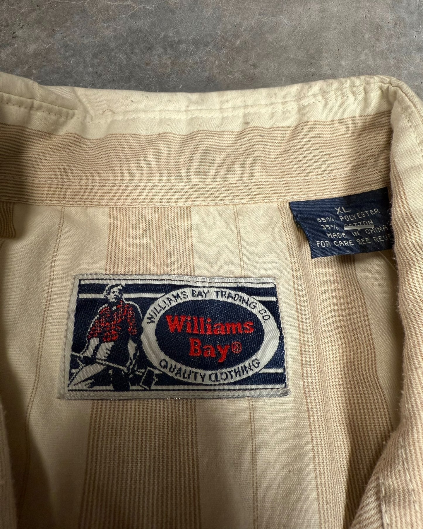 '90s Williams Bay Button up Sz. XL