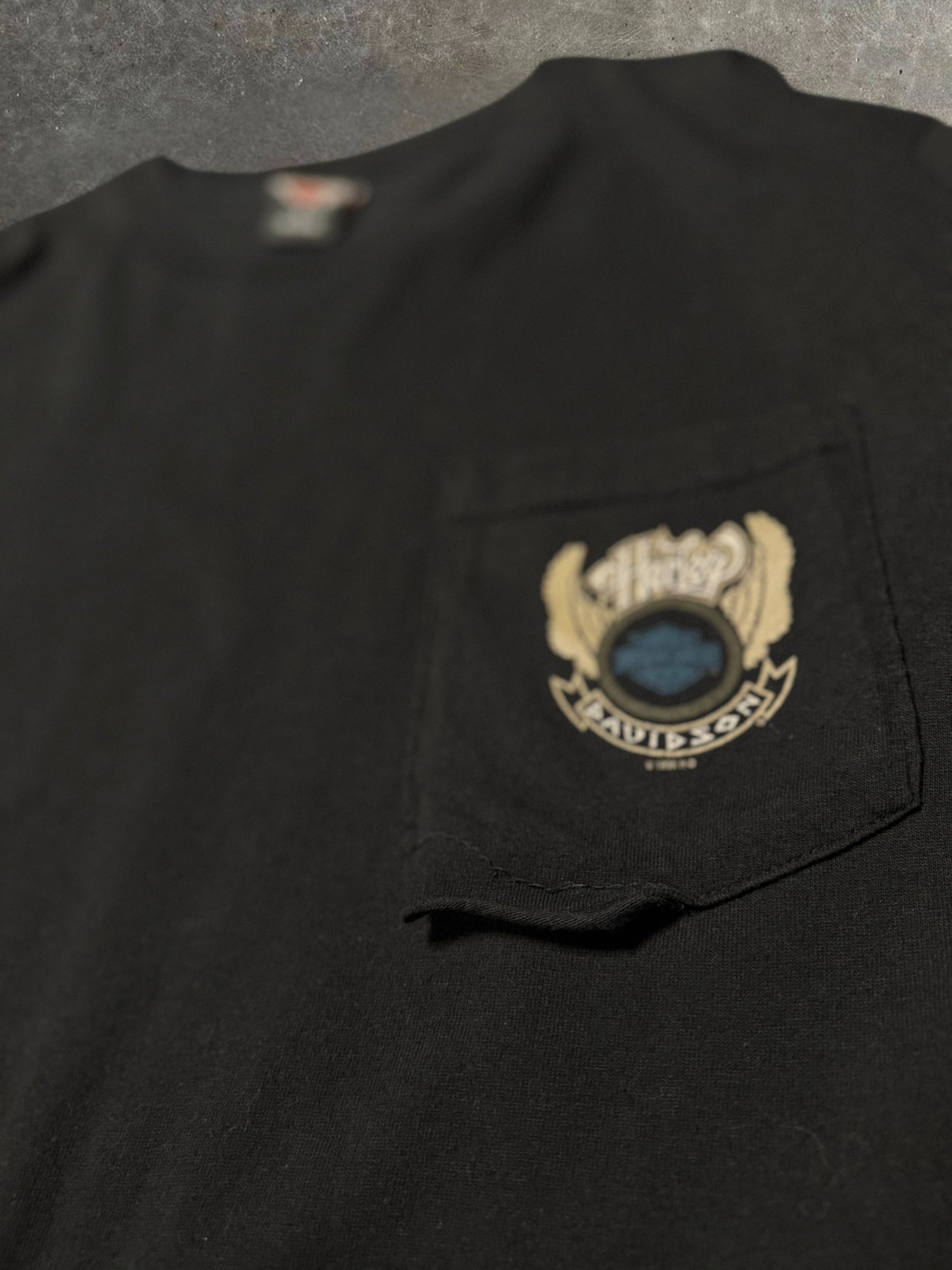 '95 Wisconsin Harley Pocket Tee Sz. L