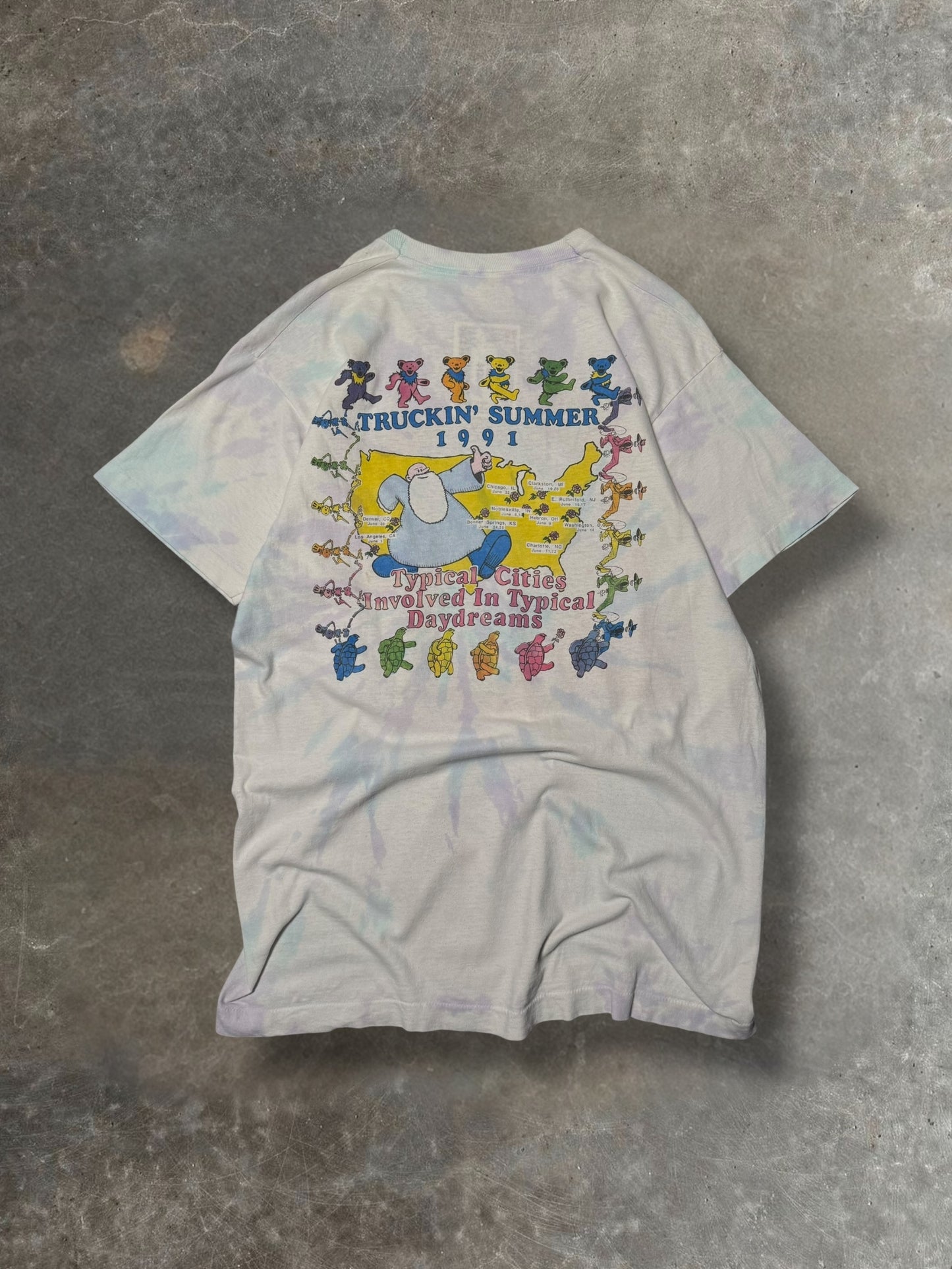 '91 Grateful Dead Tour Tee Sz. XL