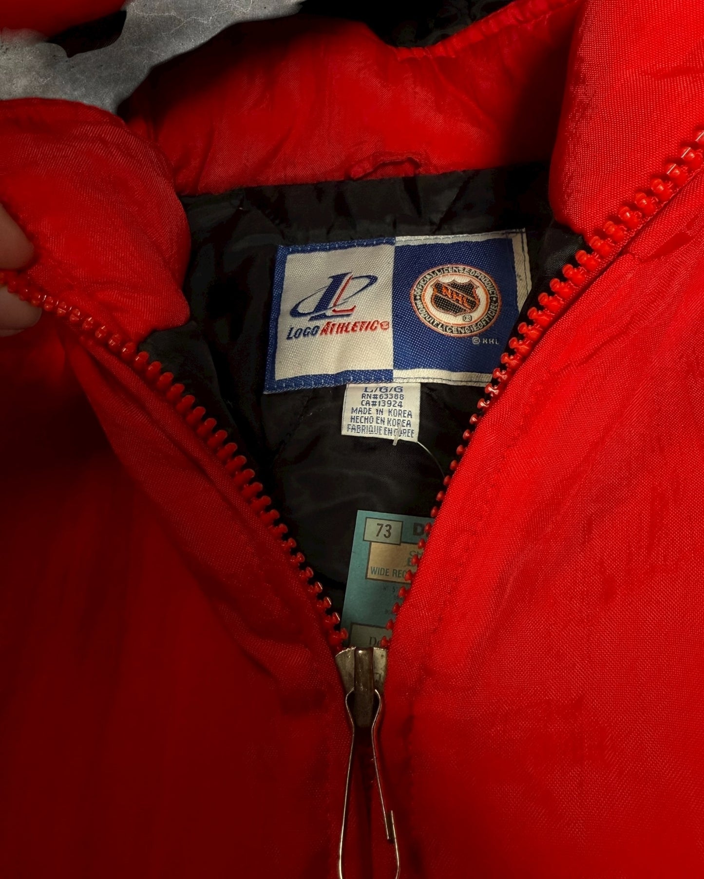 '90s Blackhawks Puffer Jacket Sz. L