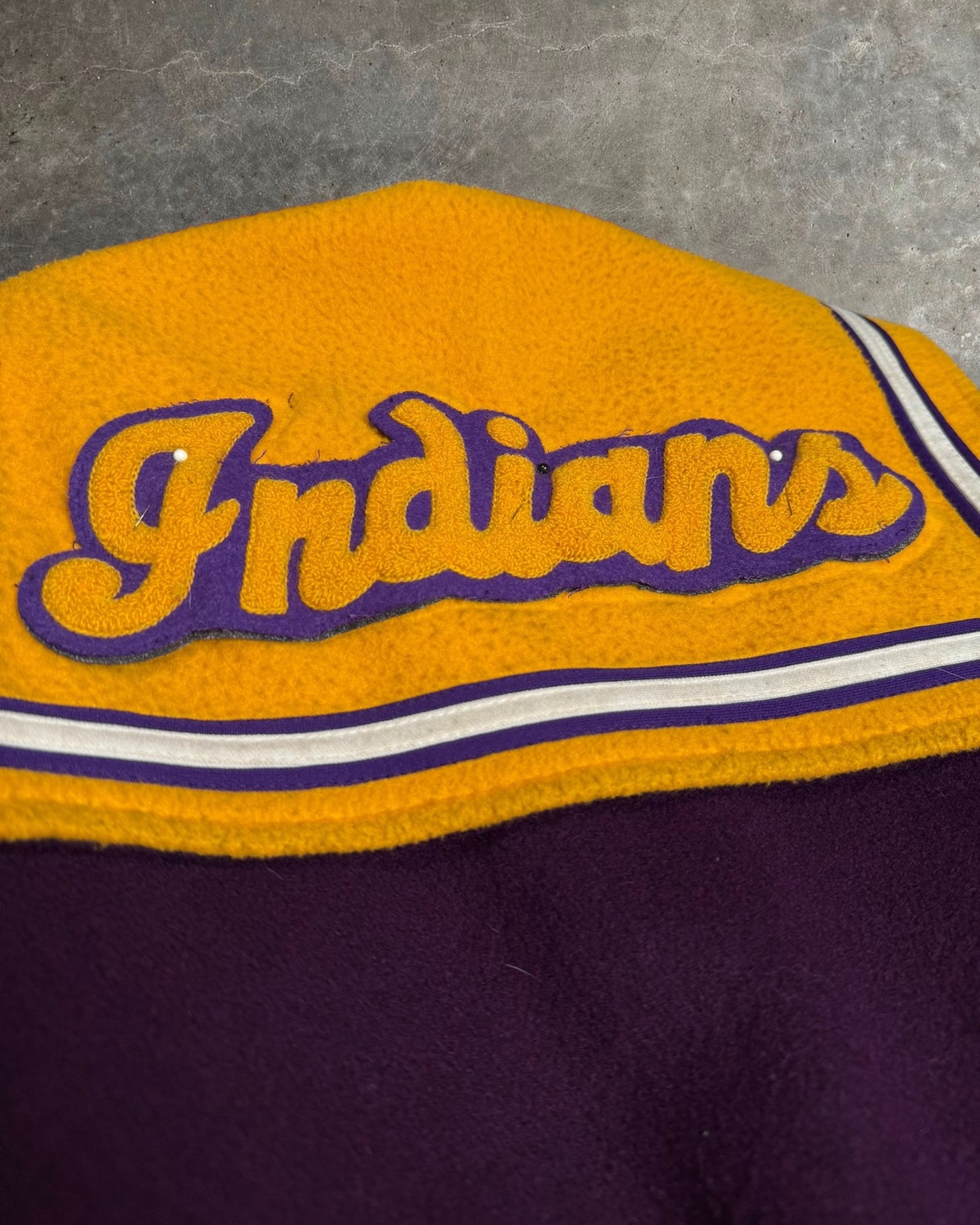 '80s Indians Varsity Jacket Sz. M