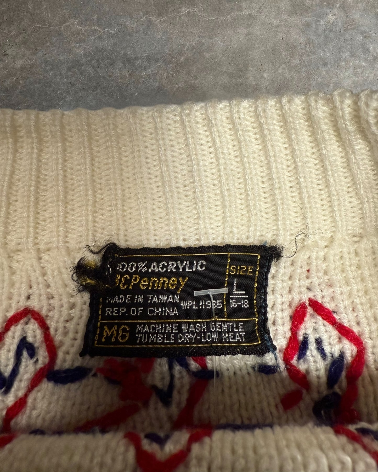 '80s JC Penney Sweater Sz. L