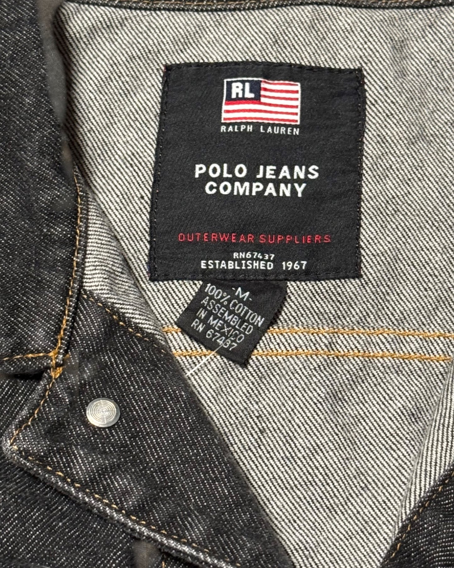 00s Harley-Davidson Denim Vest Sz. M