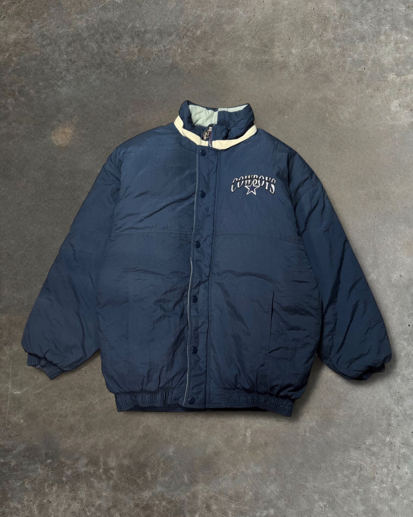 90s Cowboys Puffer Jacket Sz. XL