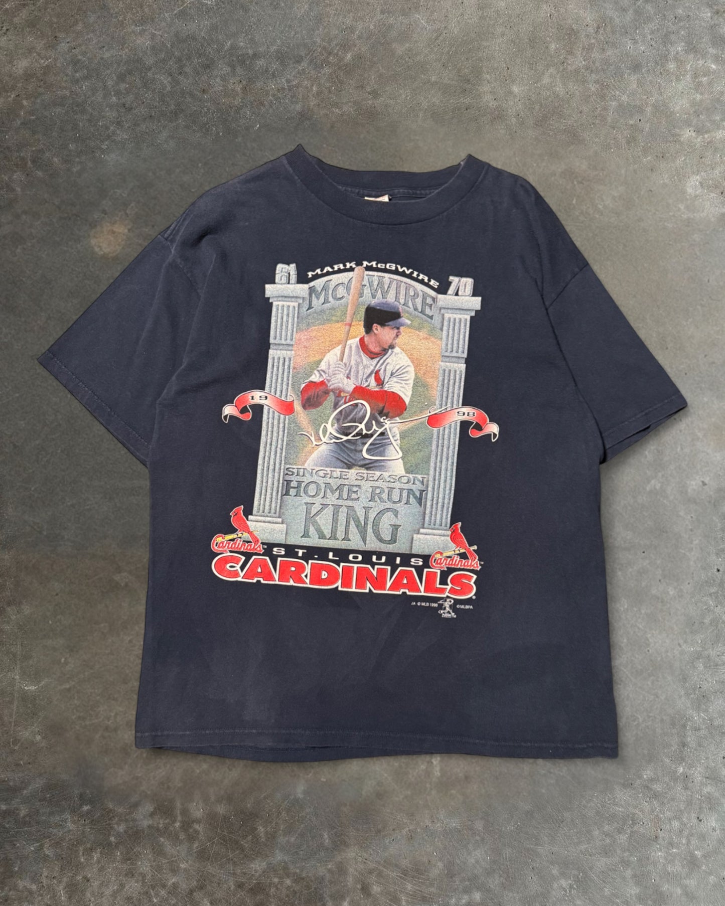 98 Mark Mcgwire St. Louis T-shirt Sz. XL