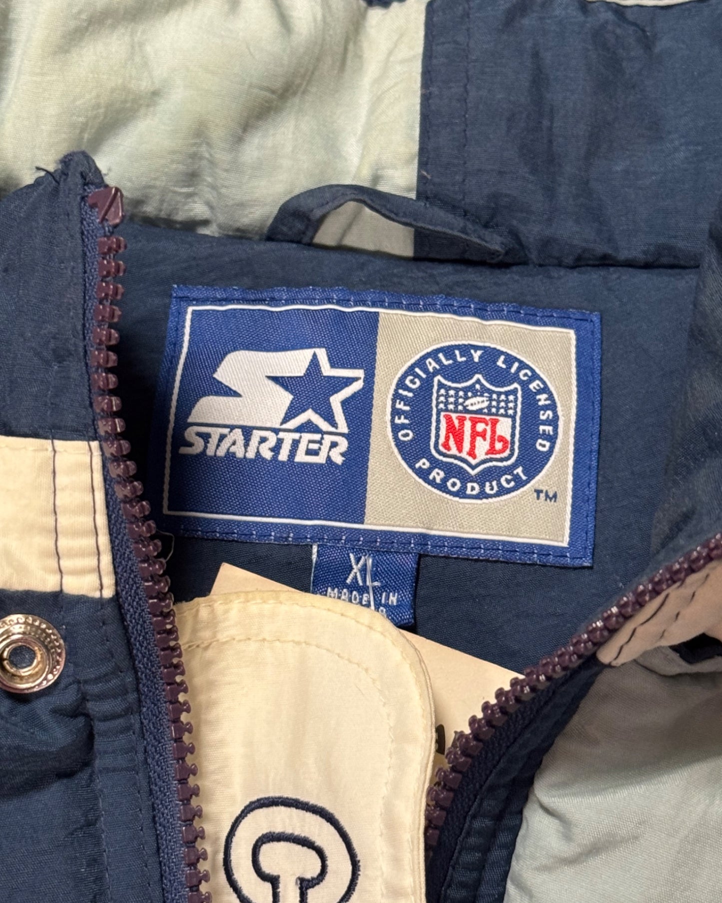 90s Cowboys Puffer Jacket Sz. XL