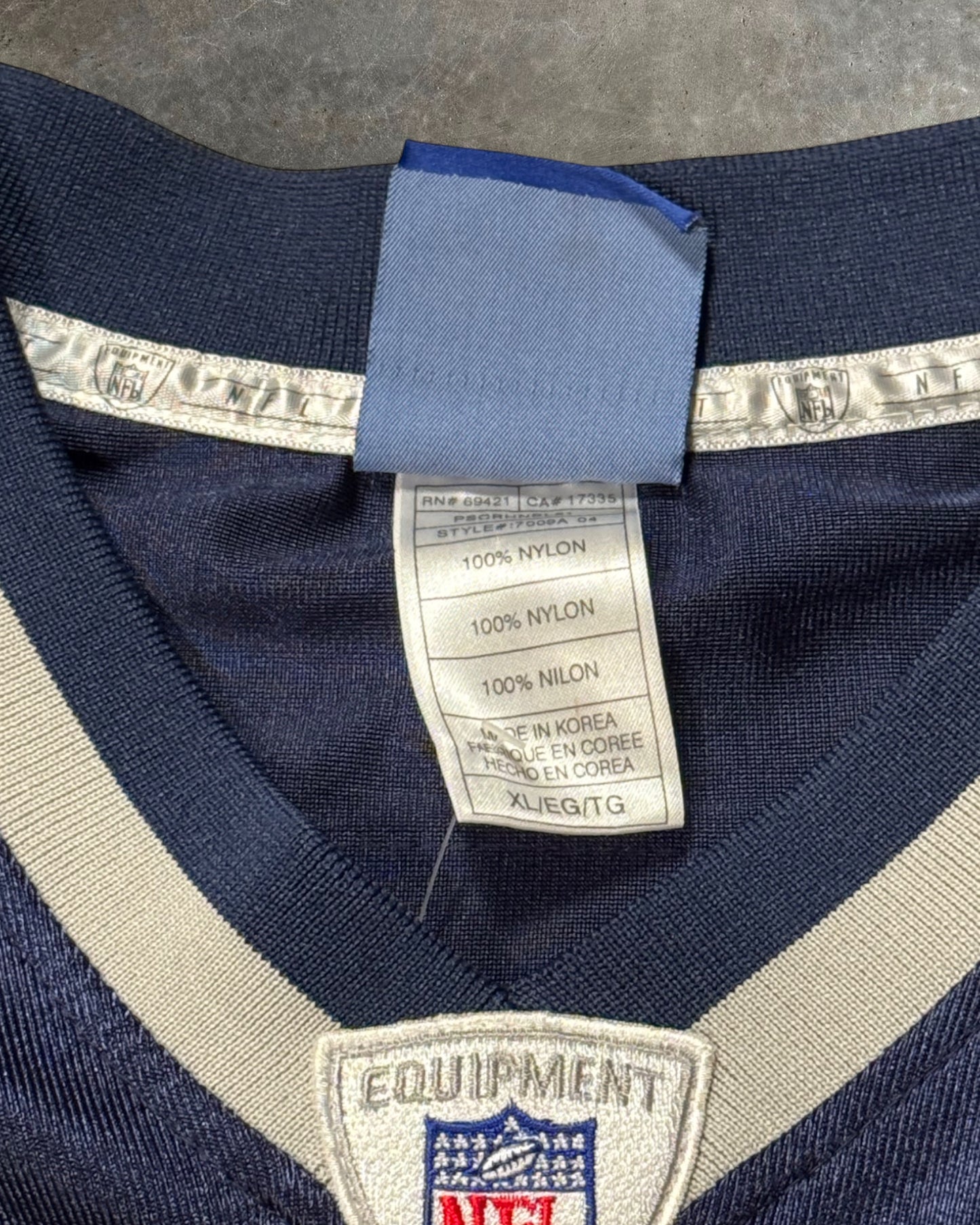 '00s Dillon NE Patriots Jersey Sz. XL