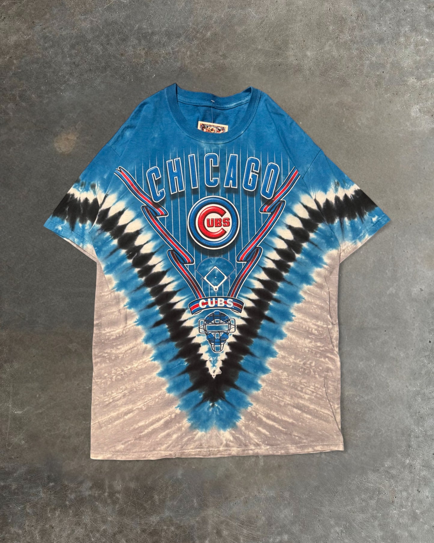 90s Tie Dye Chicago Cubs T-shirt Sz. L
