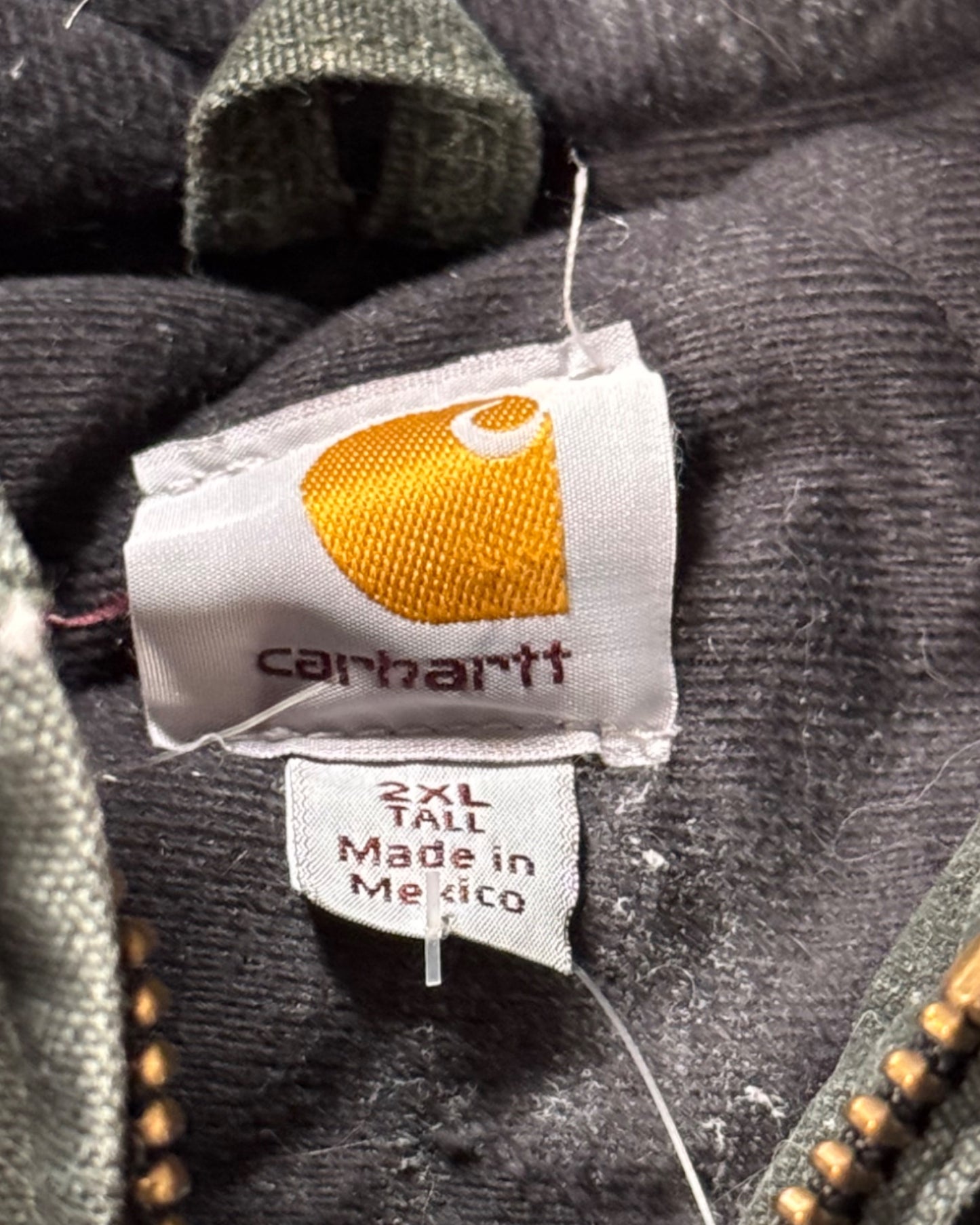 90s Dark Gray Carhartt Jacket Sz. 2XL