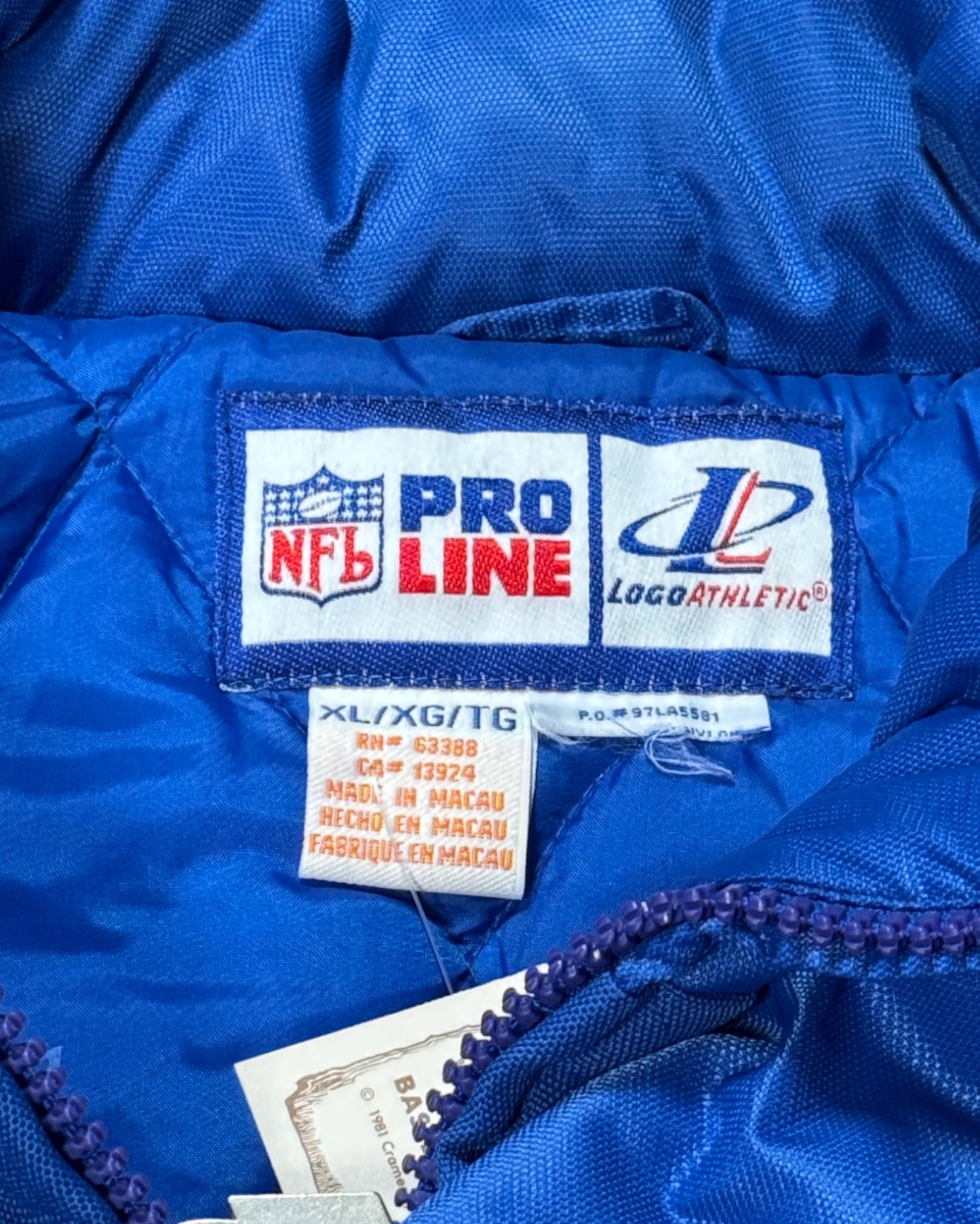 90s Colts Puffer Jacket Sz. XL