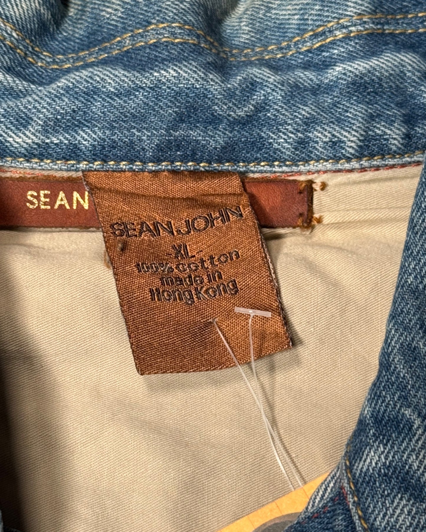 90s Sean John Denim Jacket Sz. XL